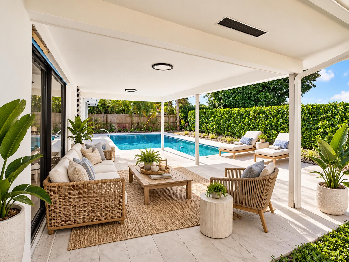 Pool Area AI enhanced Pool Area AI enhanced