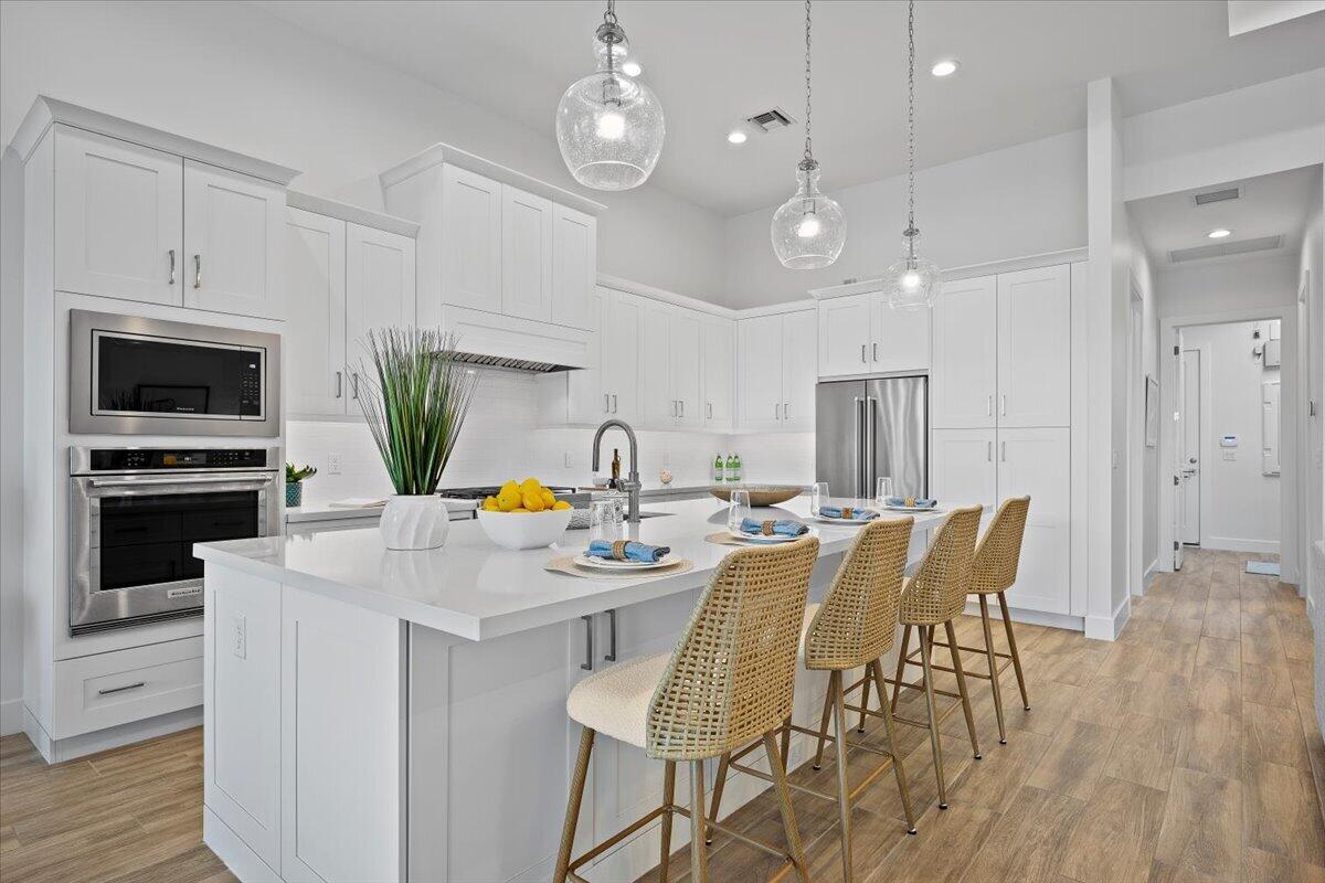 Kitchen Island and Gathering Space