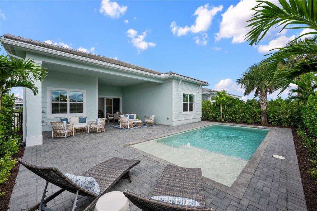 Rear Exterior and Pool