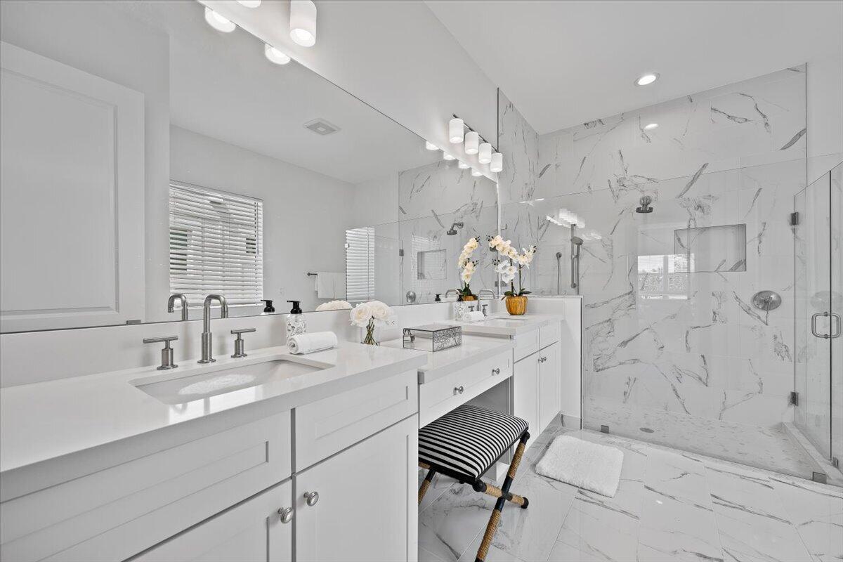 Dual Sink and Vanity