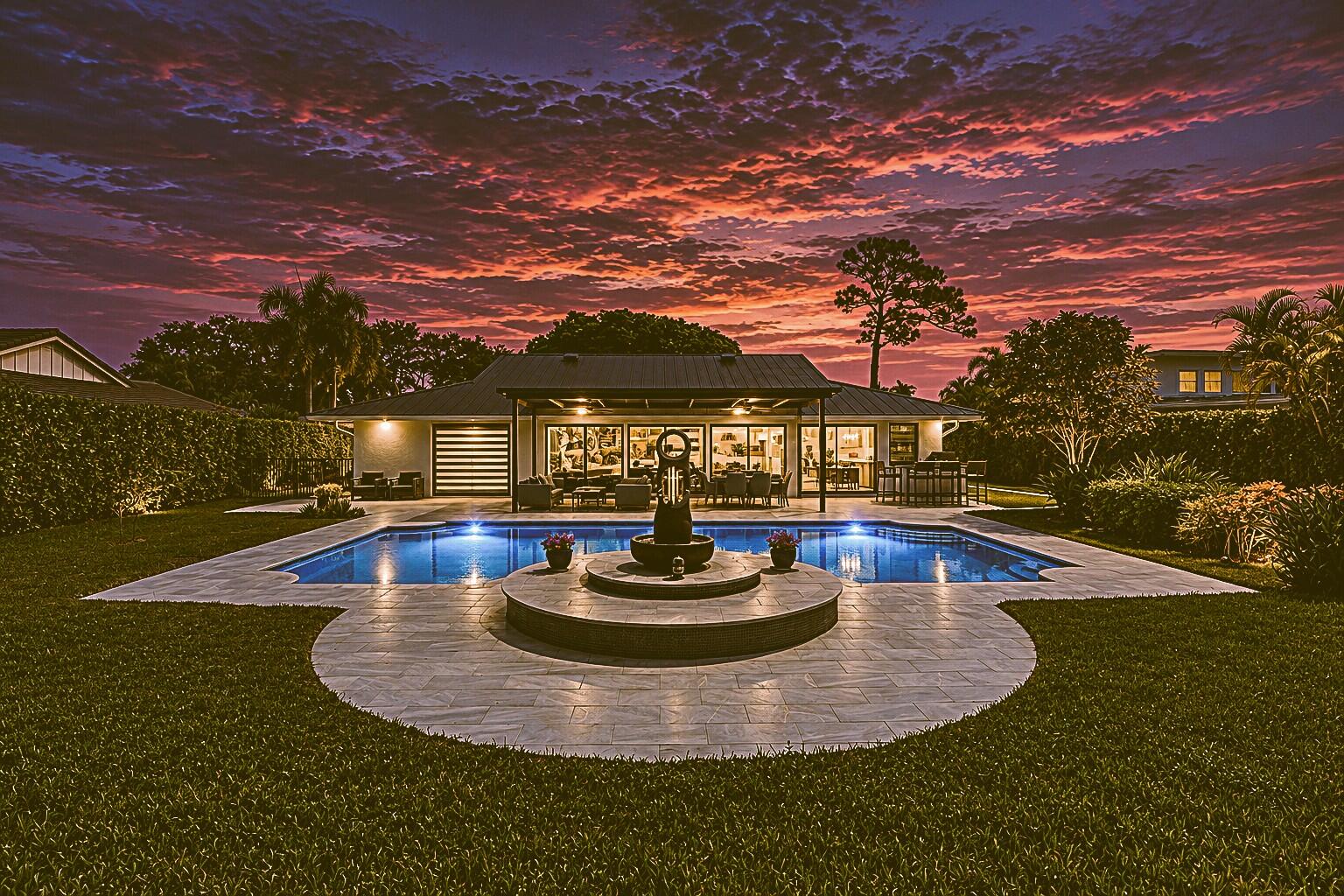 Night Shot House Rear
