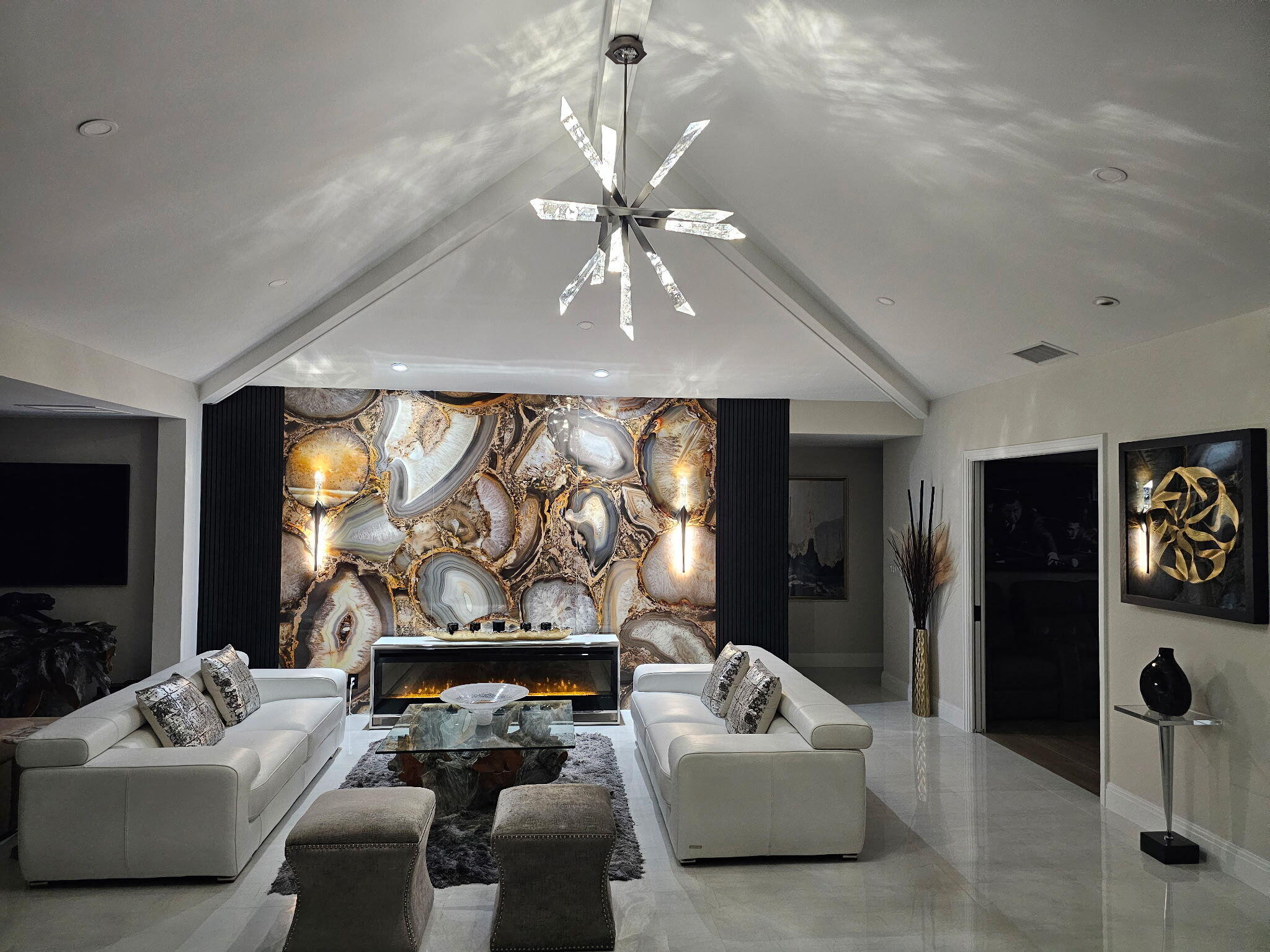 Living Room Night View