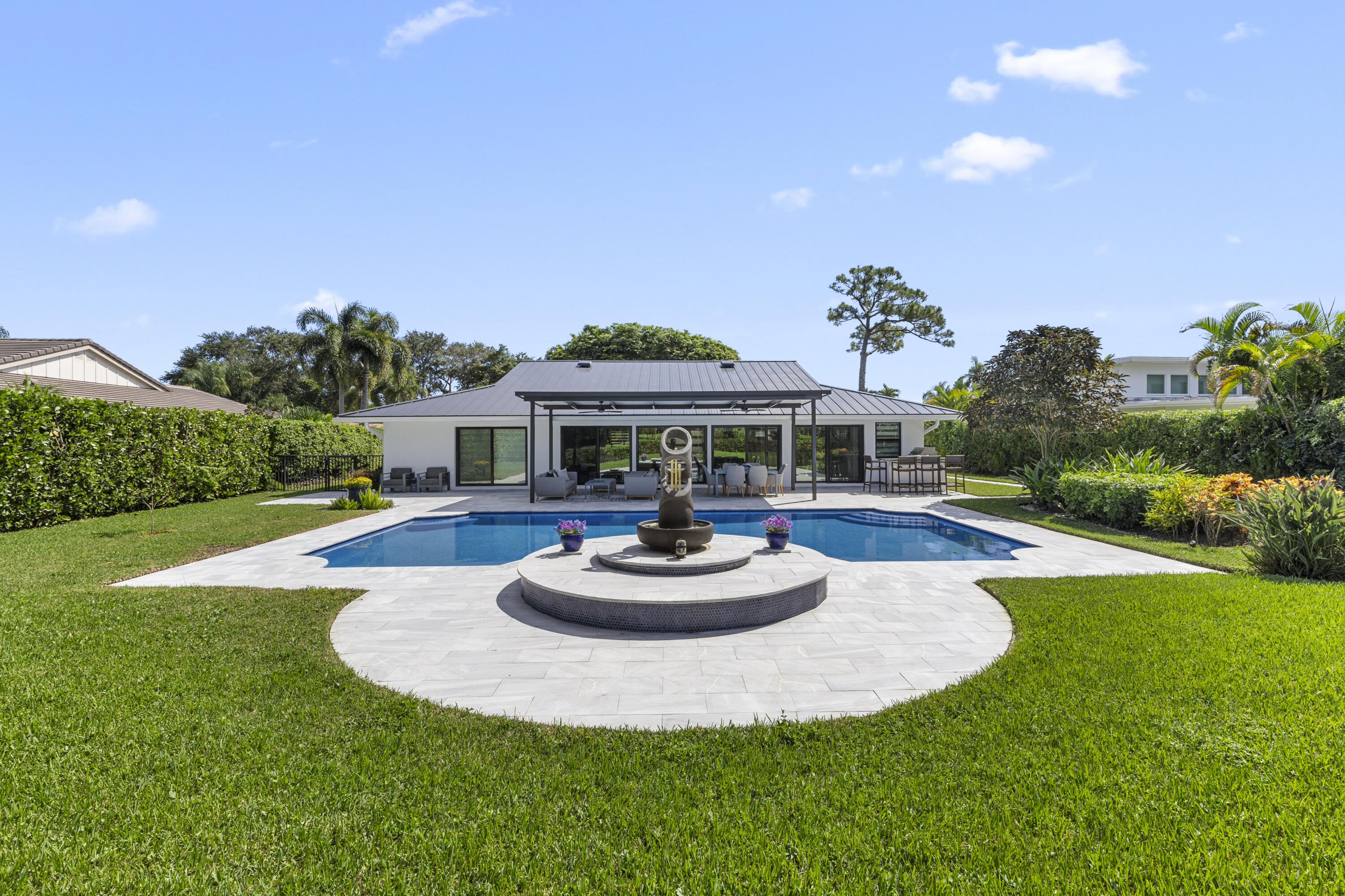 Pool & House Rear View
