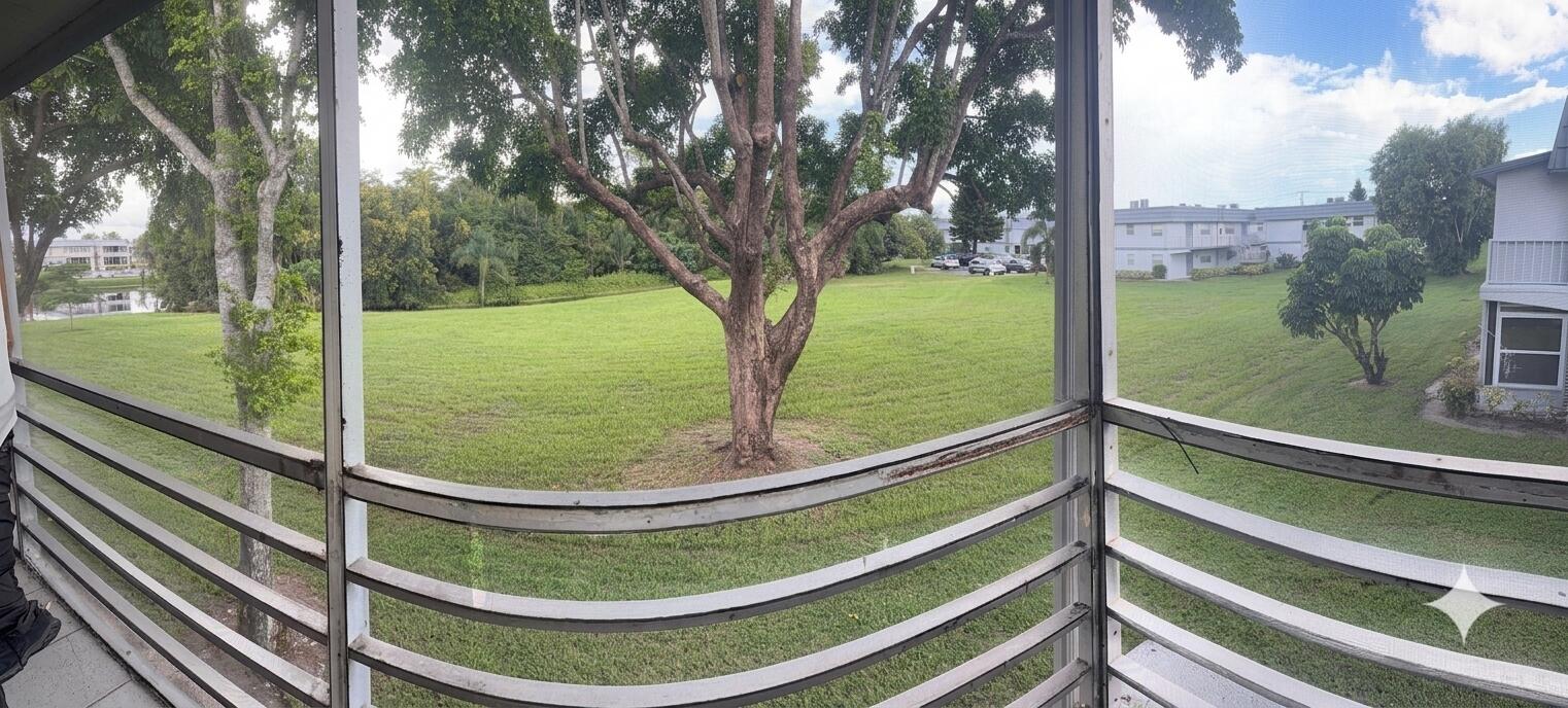 View from balcony