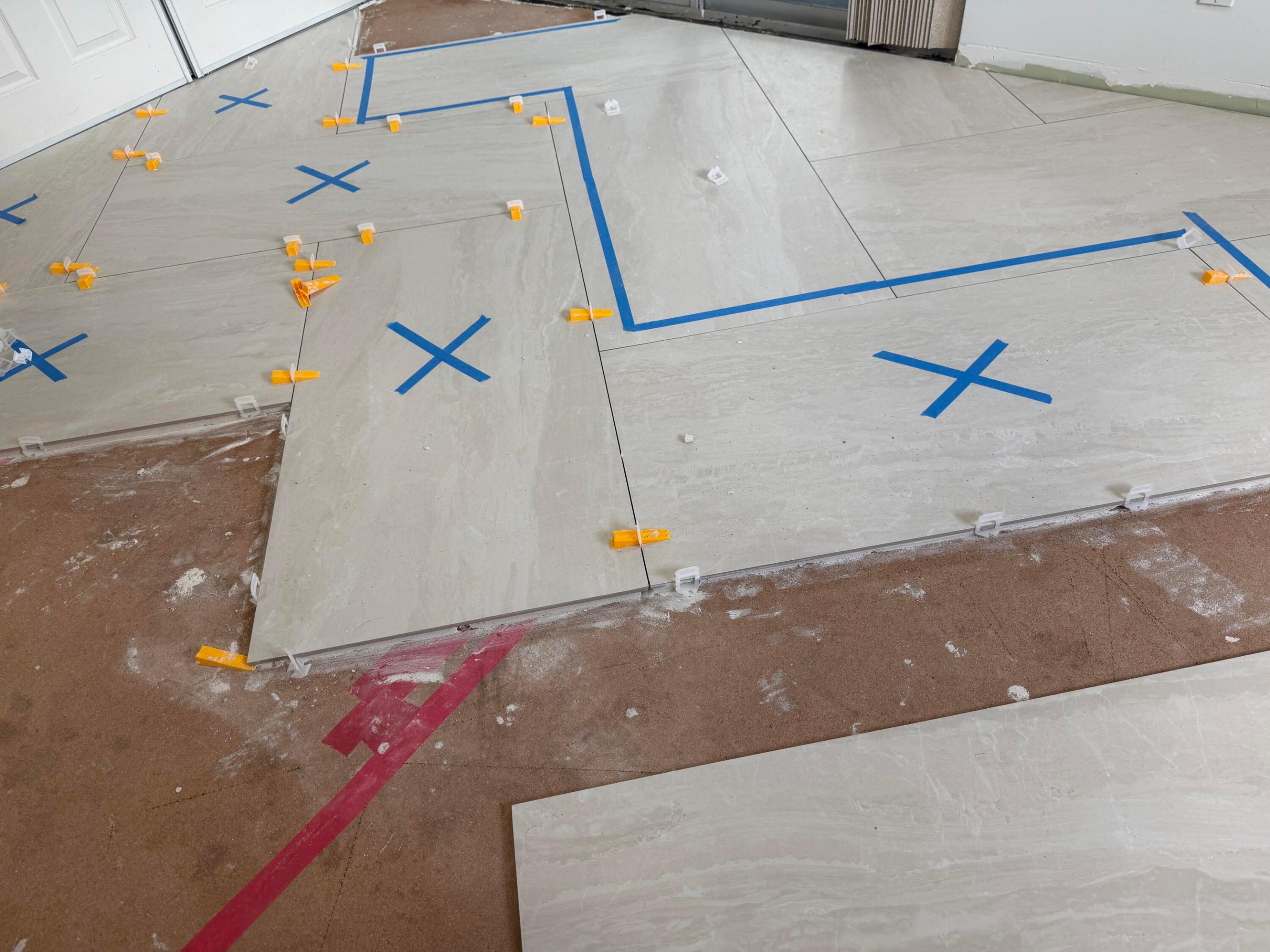New tile floors