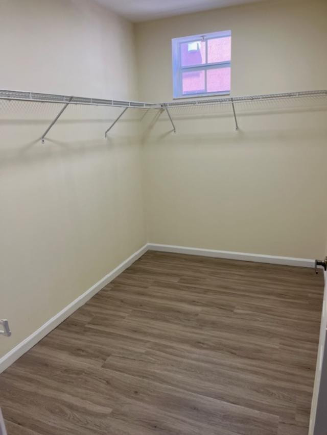 Master walk in closet
