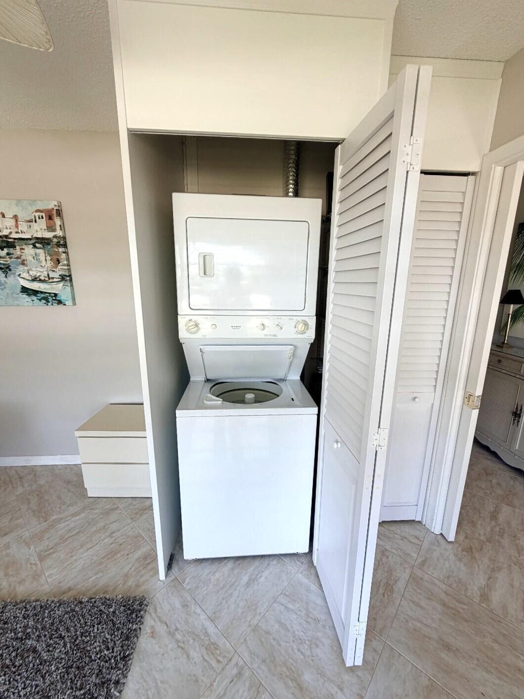 Laundry closet---not in kitchen