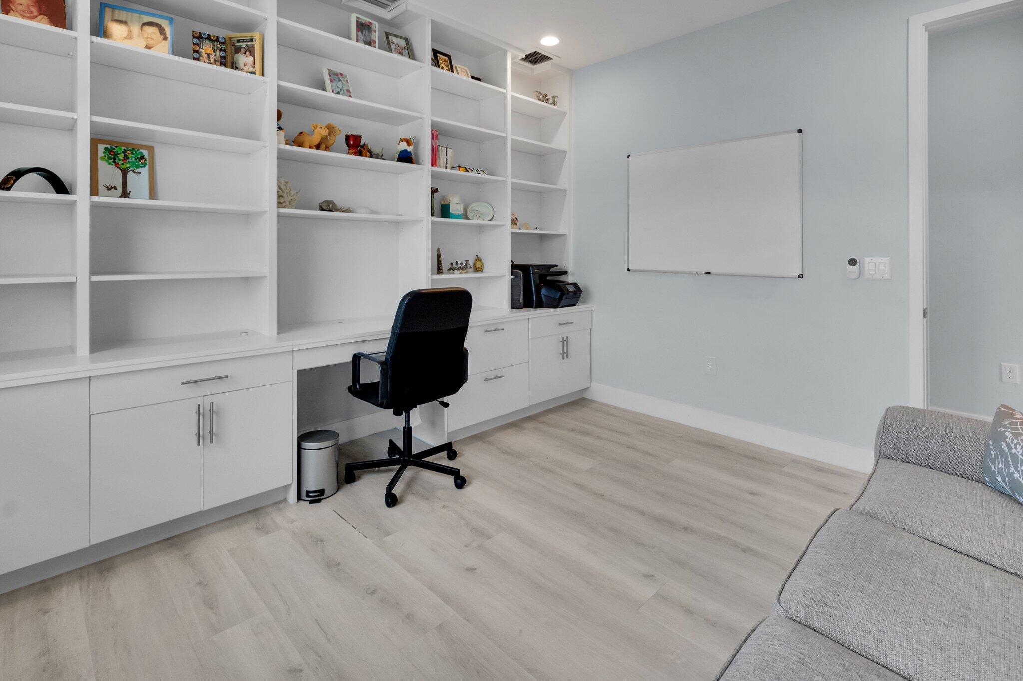 upstairs office