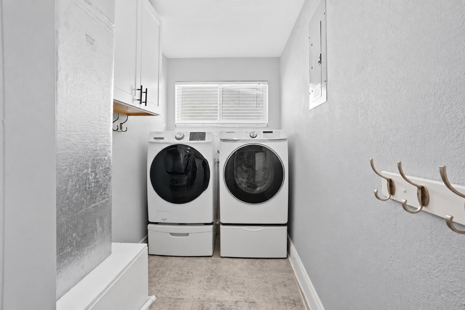 Modern Minimal Laundry Nook