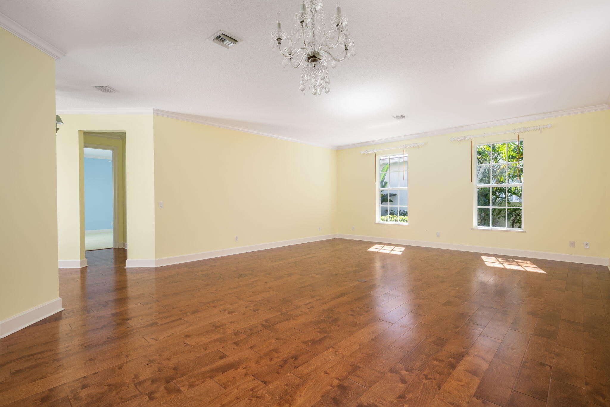 room was expanded a couple extra feet more than most
