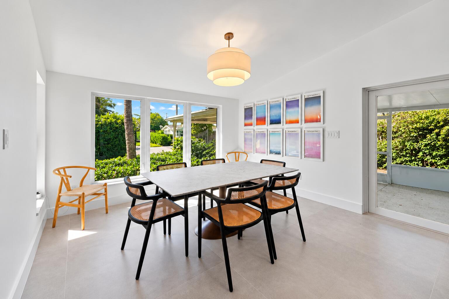 Sunlit Modern Dining Room Retreat-2