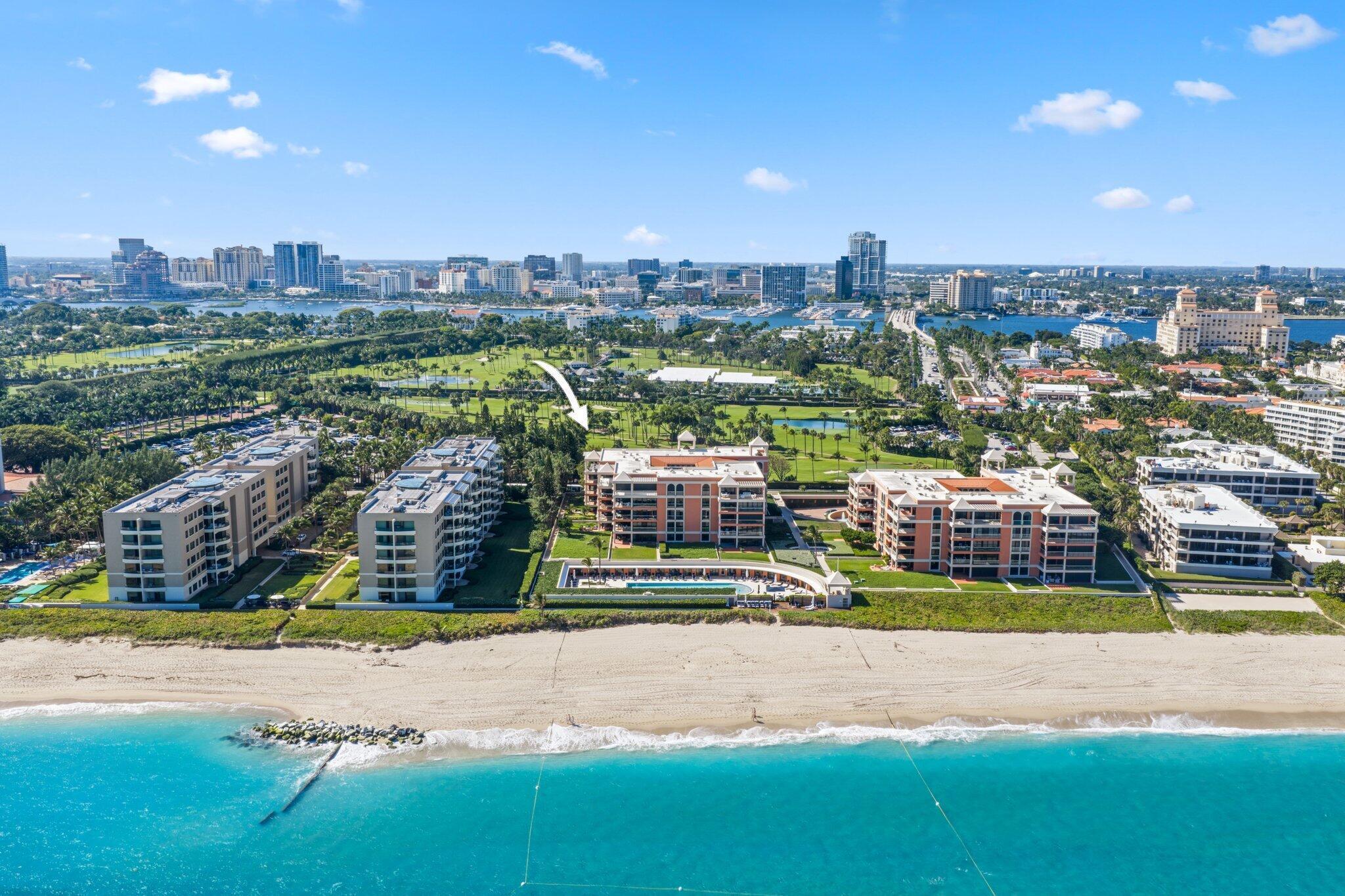 Aerial - 2 North Breakers Row S-32, Palm Beach
