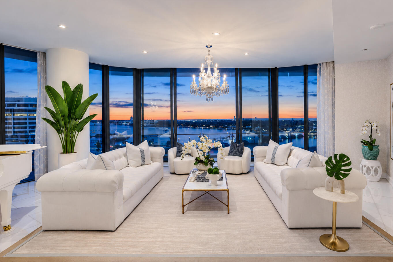 1.2 Bistrol 1101 - Living Room Twilight