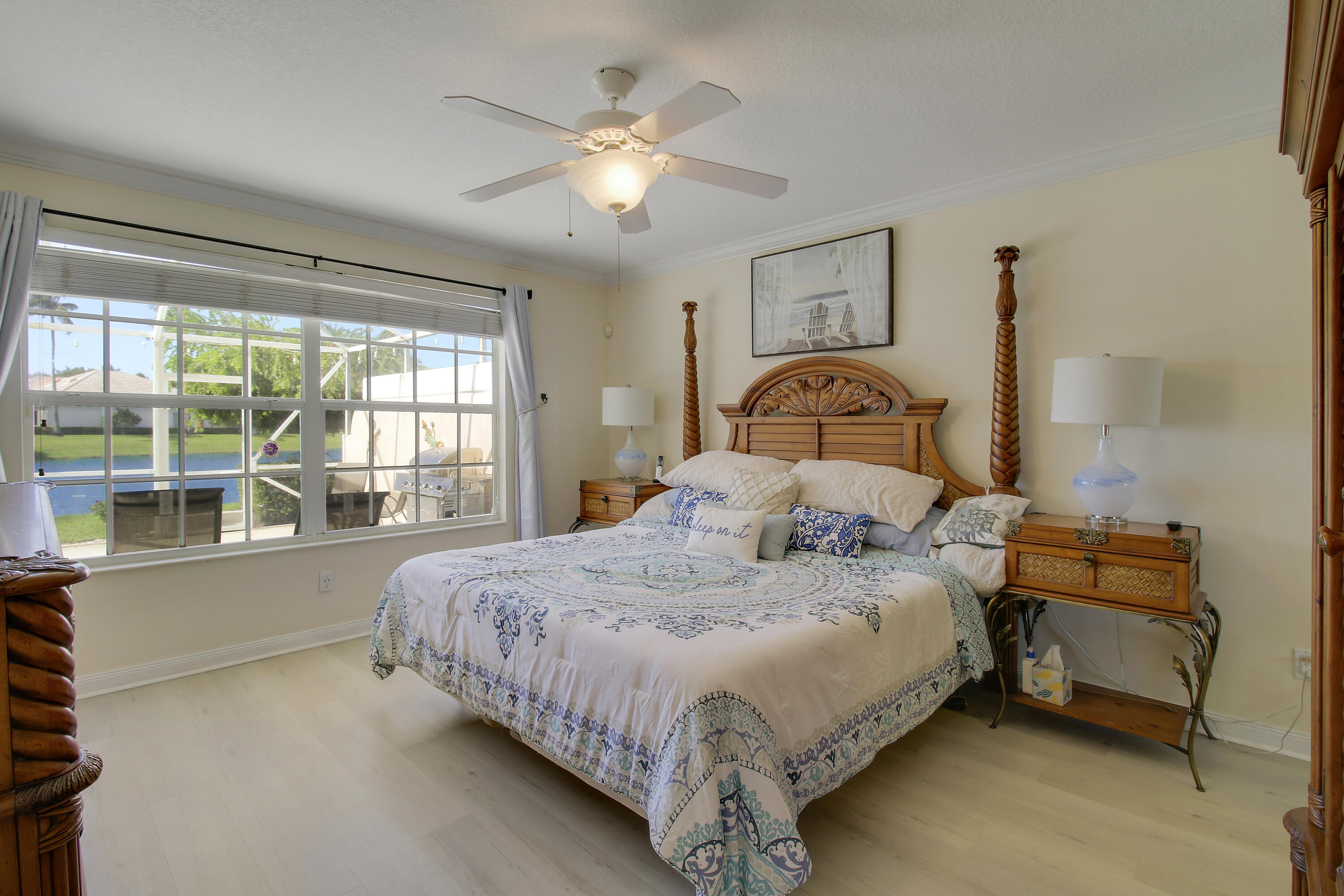Master Bedroom with lake view