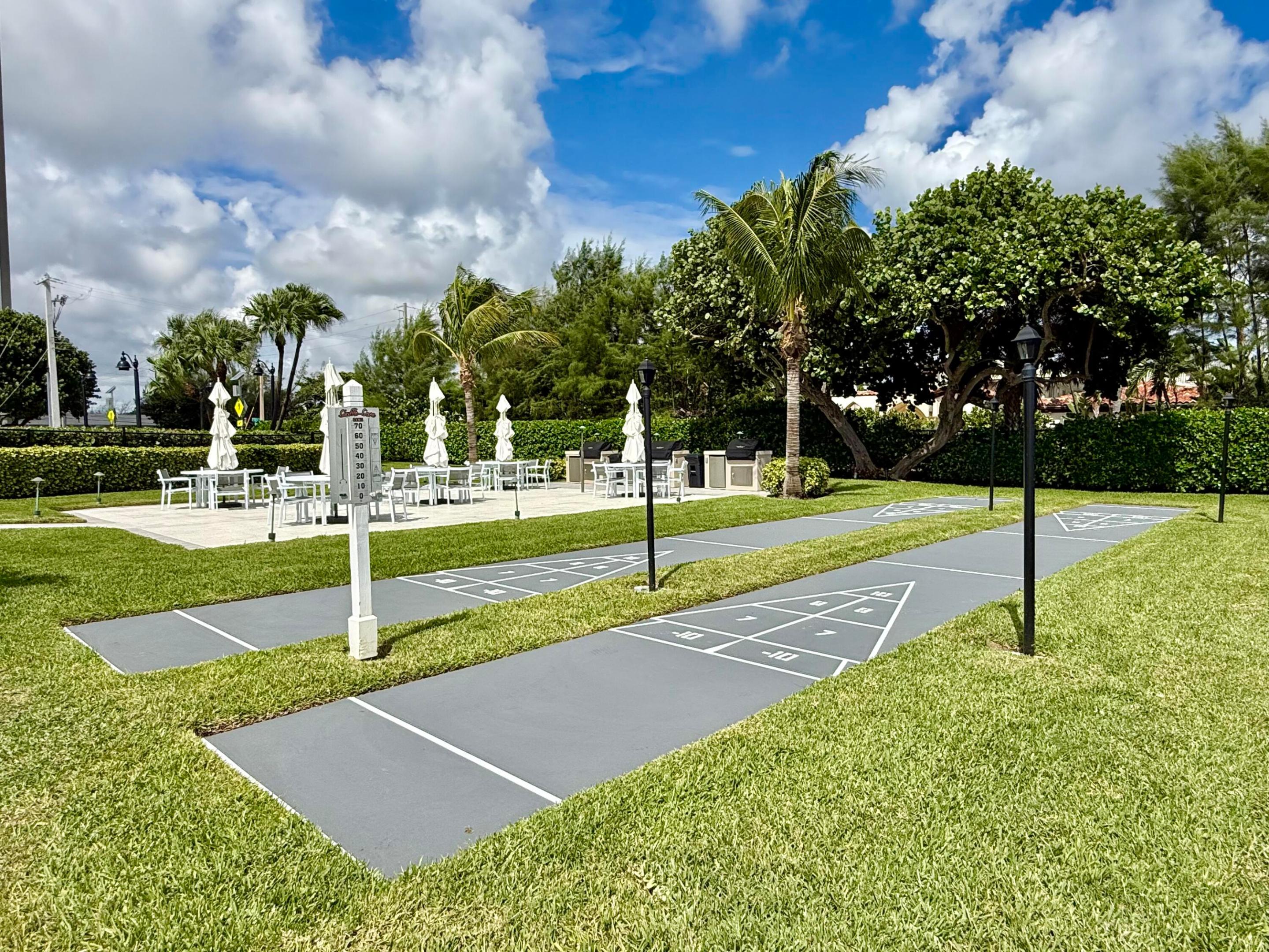 Shuffleboard + Picnic Areas