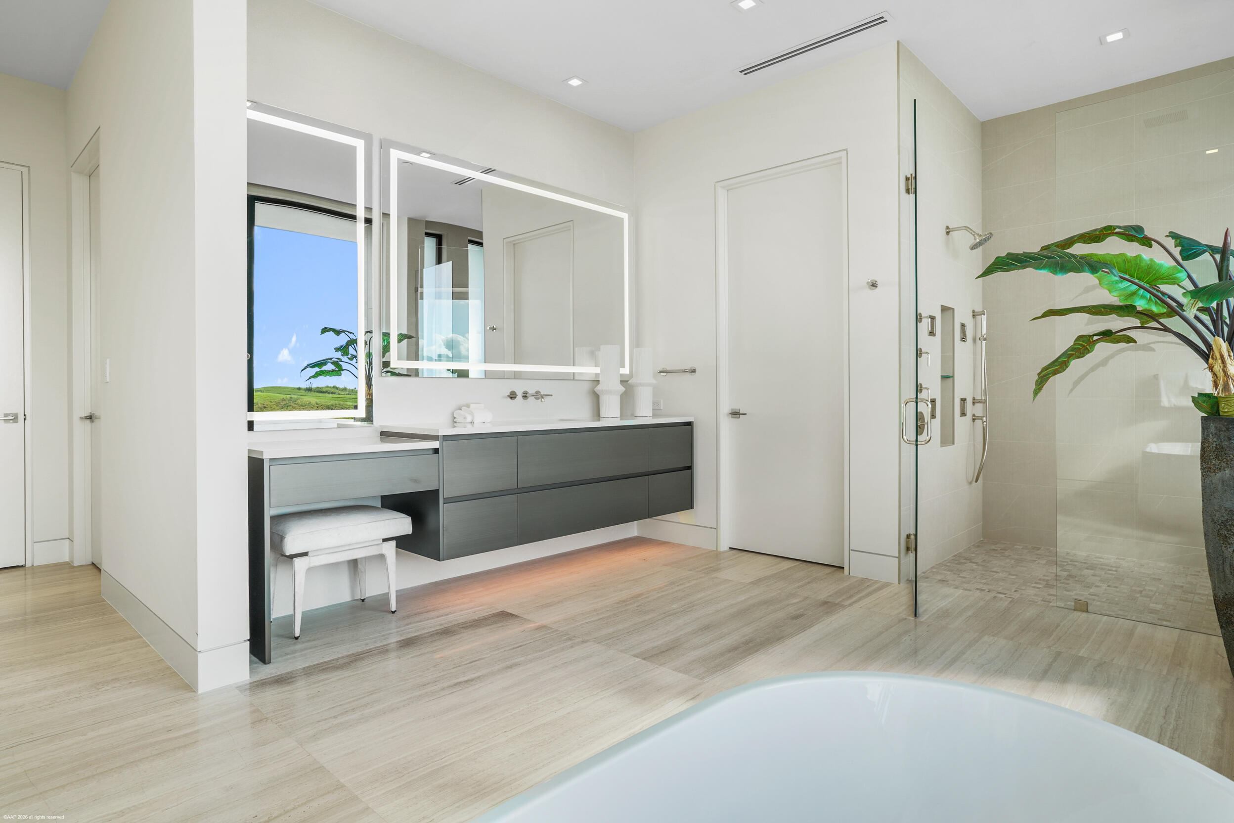 Primary Hers Bathroom