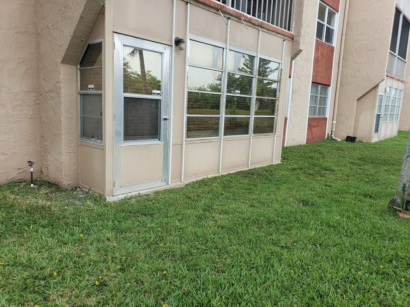 Enclosed patio