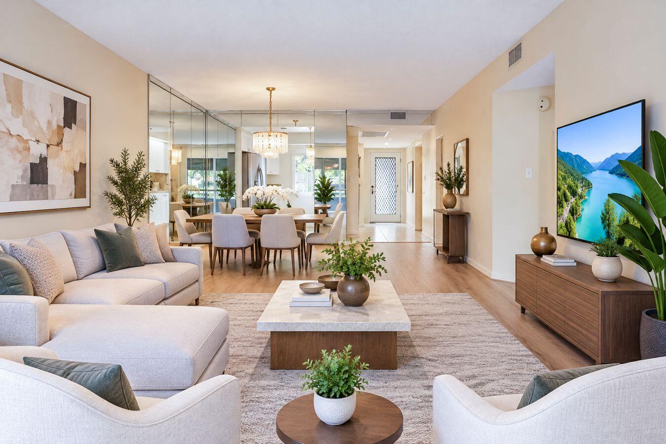 Virtual Staging - Living-Room