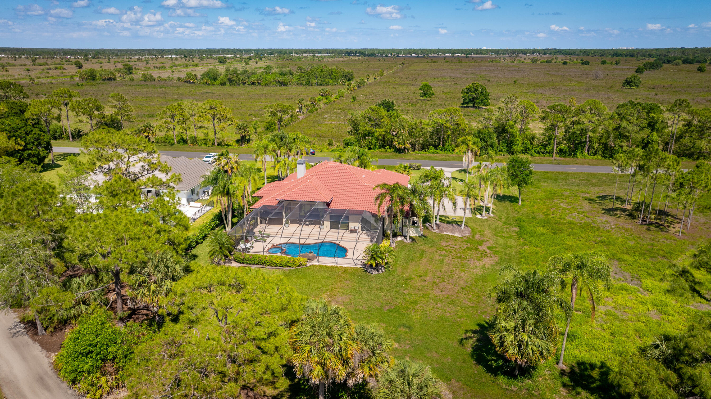 Looking east towards Cypress Creek Nature Preserves - 2,000 acres