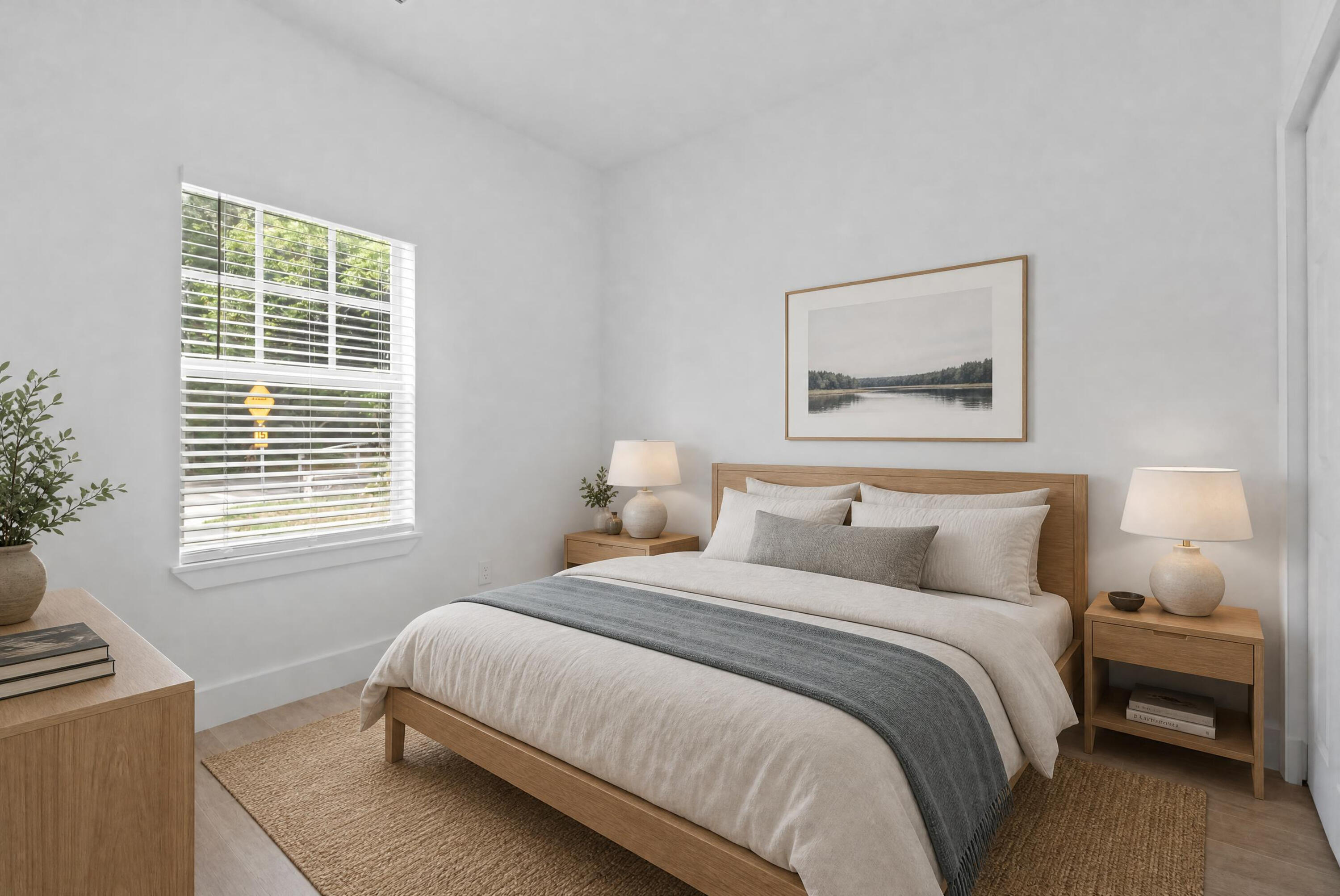 Staged 2nd Bedroom