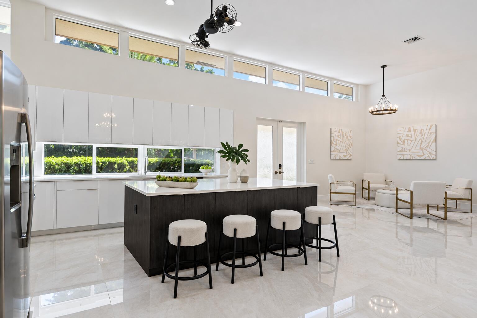 Bright Modern Kitchen and Living Nook