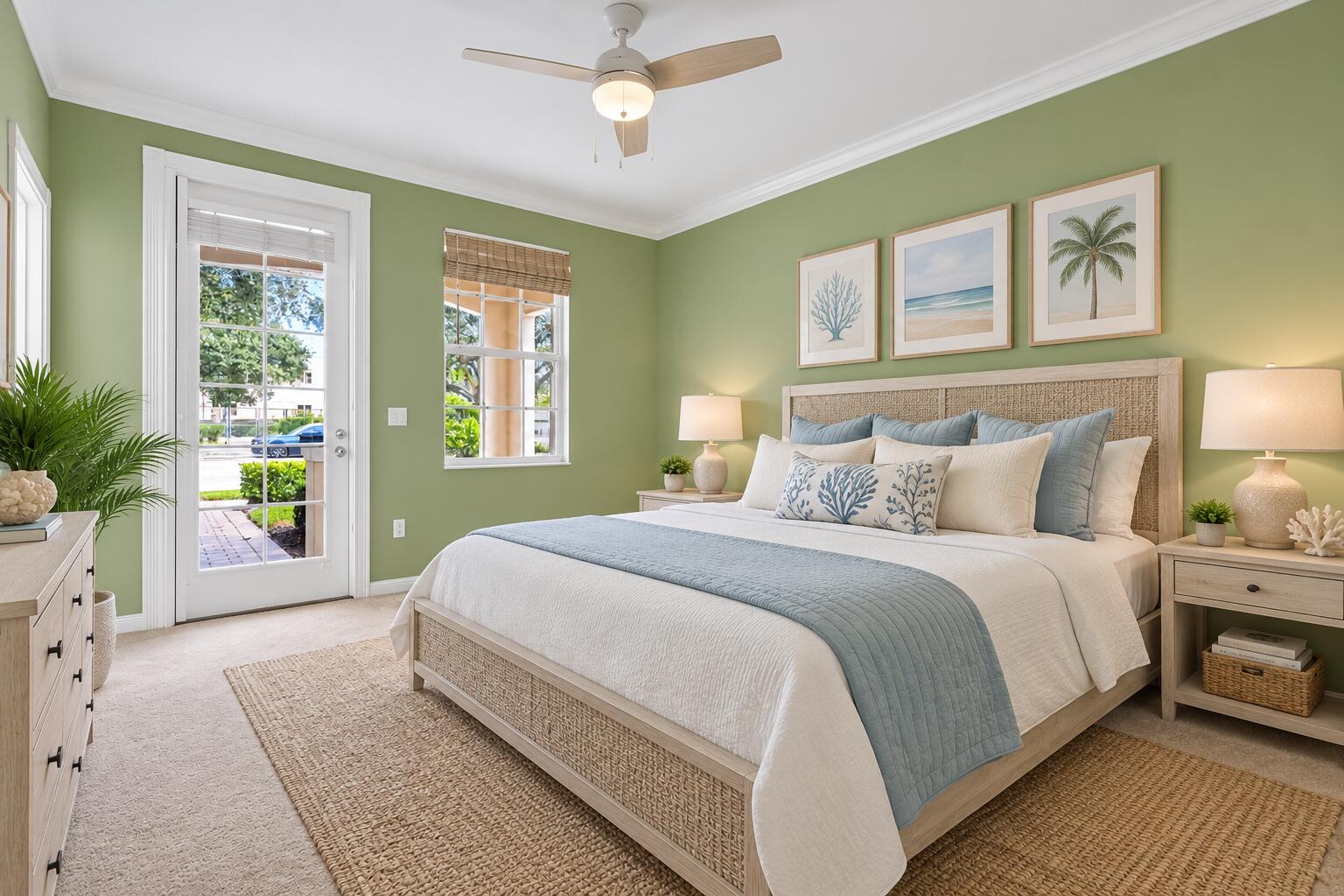 1st floor bedroom staged