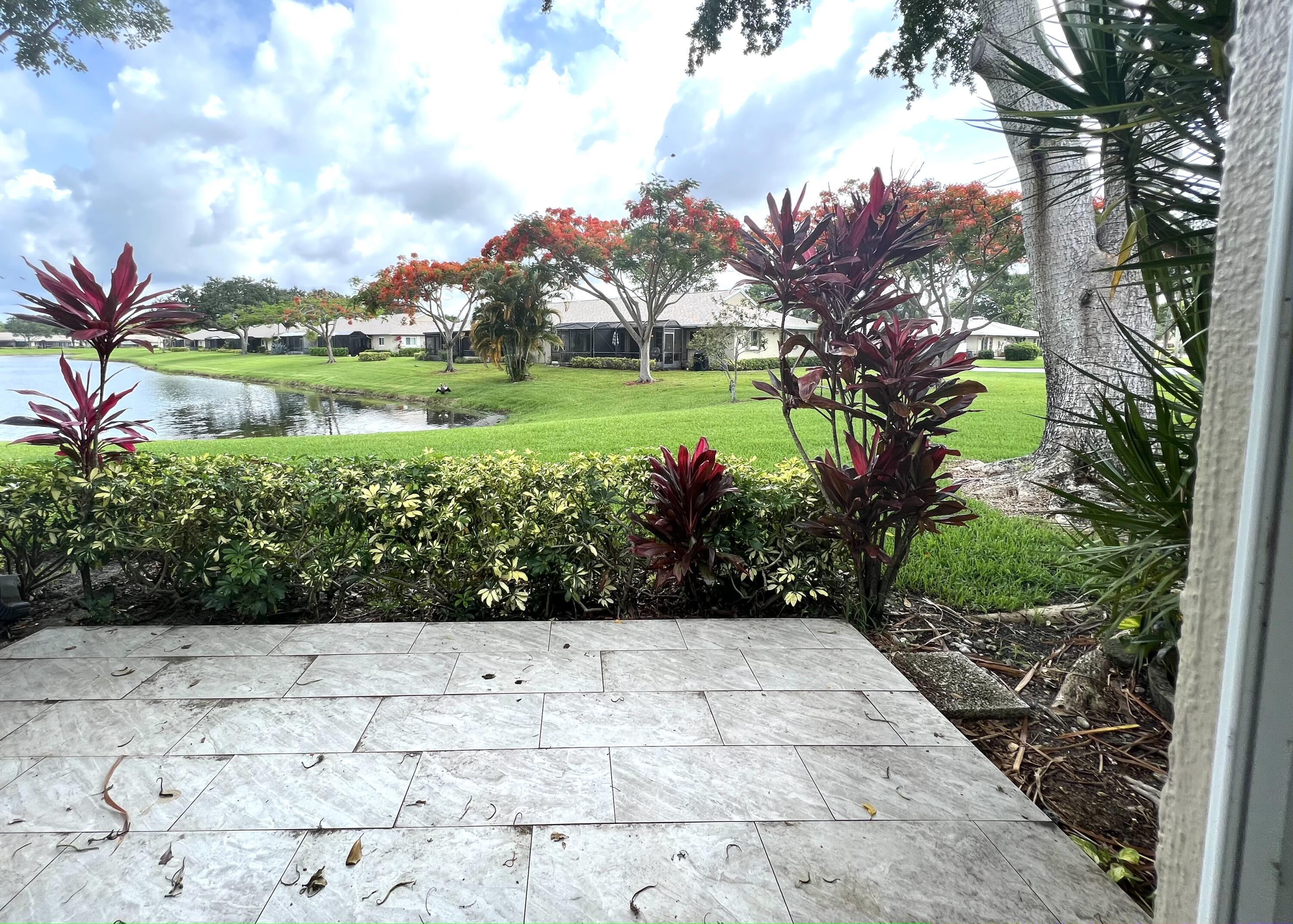 Rear patio