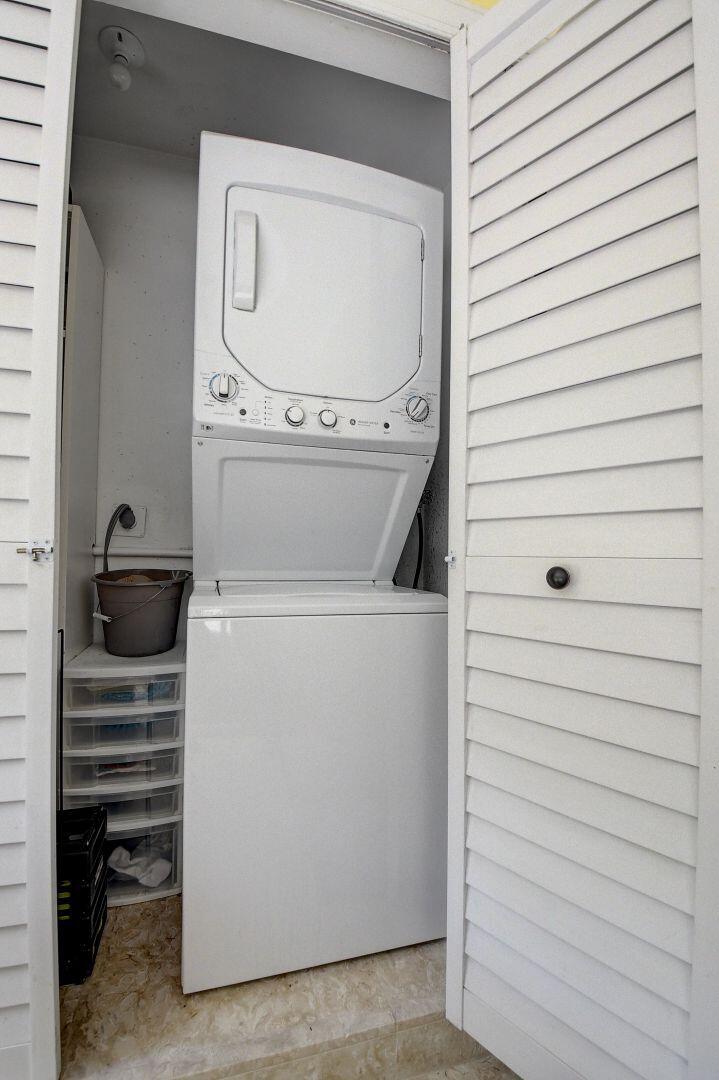 Washer and dryer