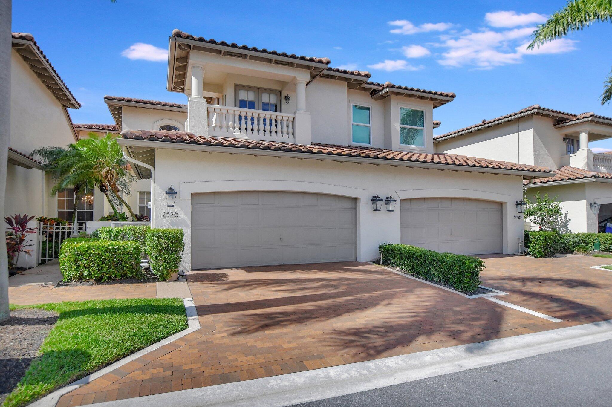 2 story plus driveway and garage
