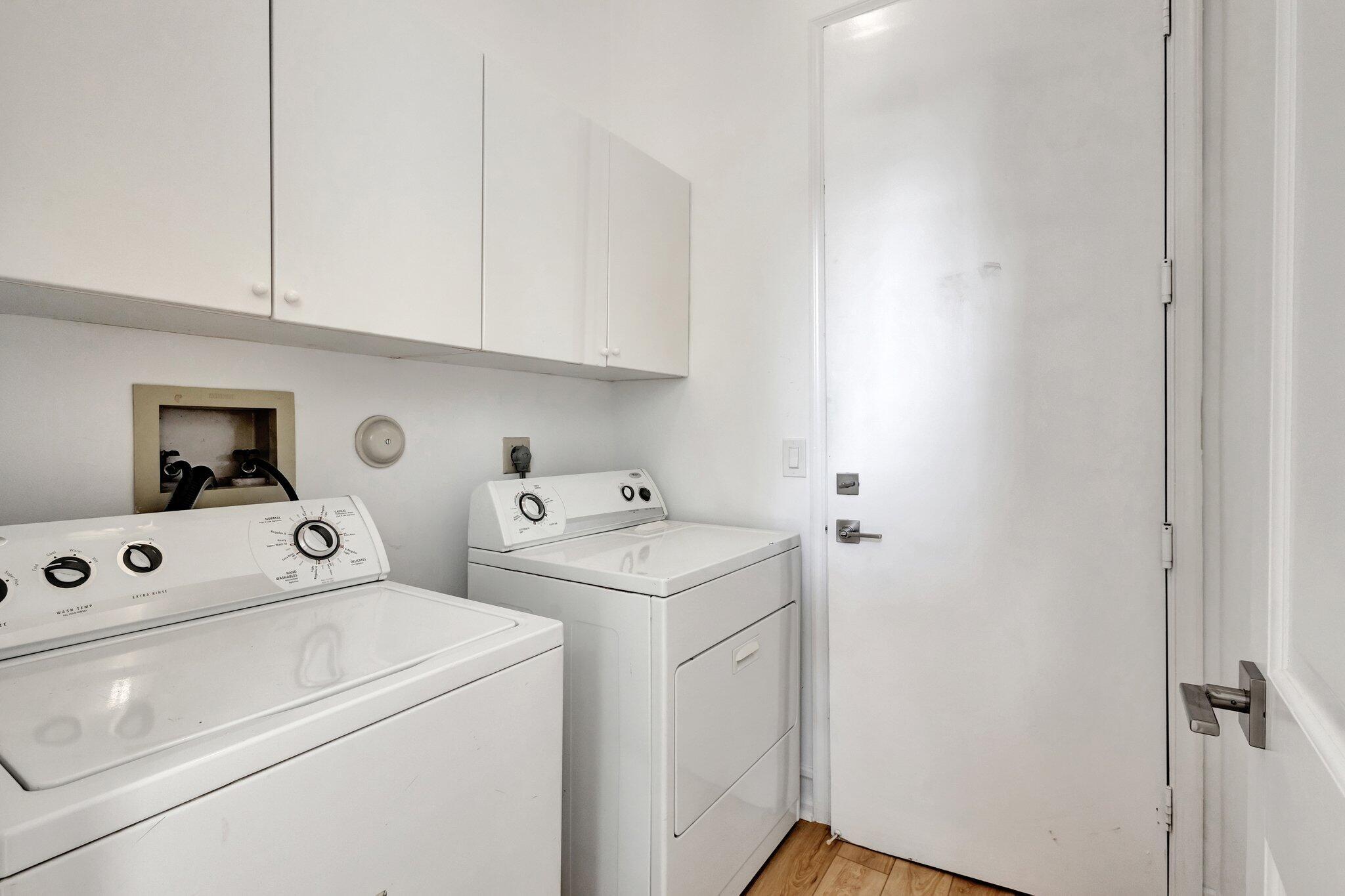 Downstairs laundry room