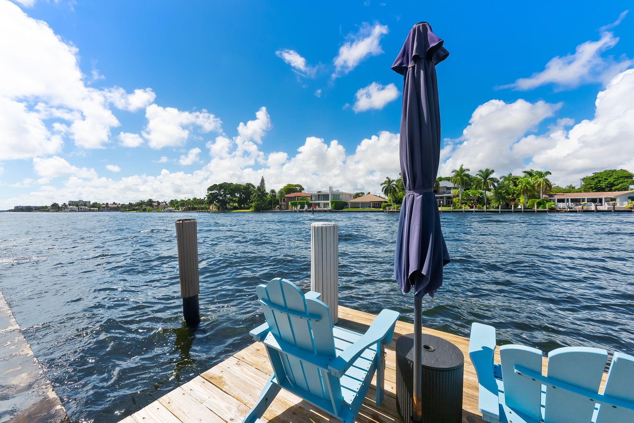 The perfect spot to watch the holiday boat parade!