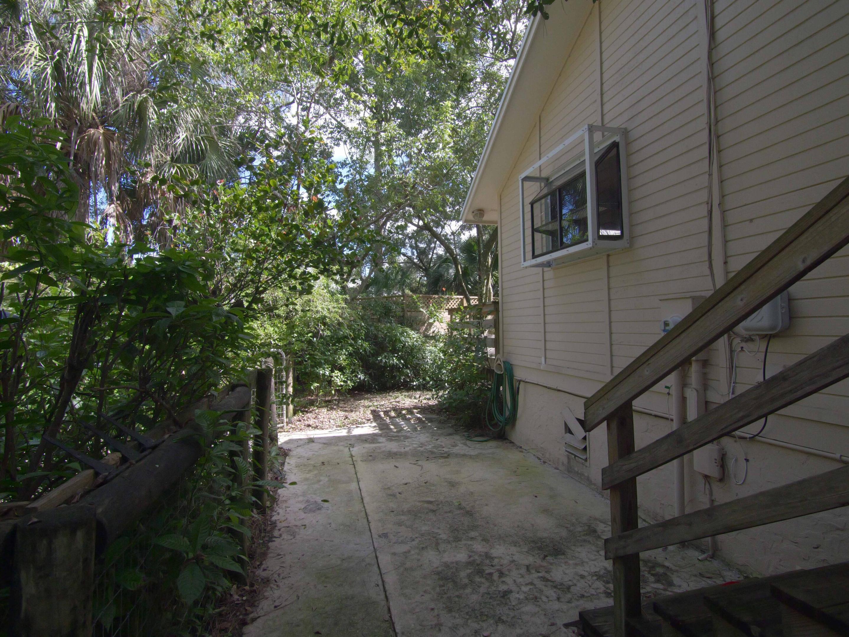Walkway from home to Garage & backyard