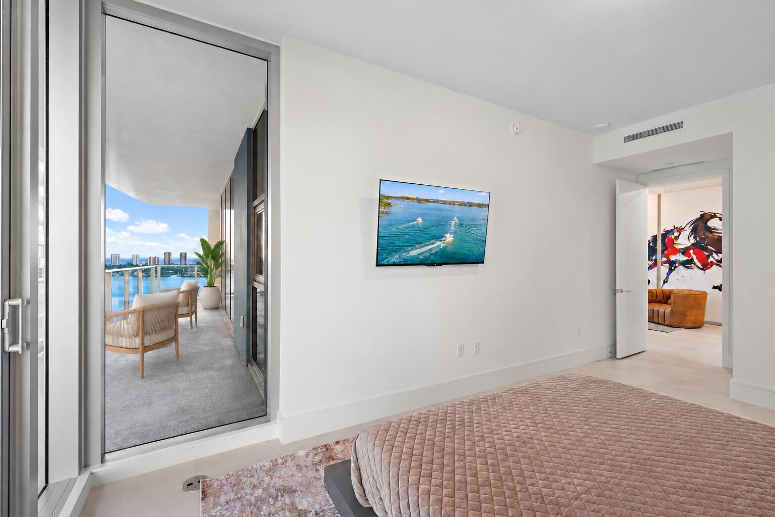 Primary Suite - Balcony Virtually Staged