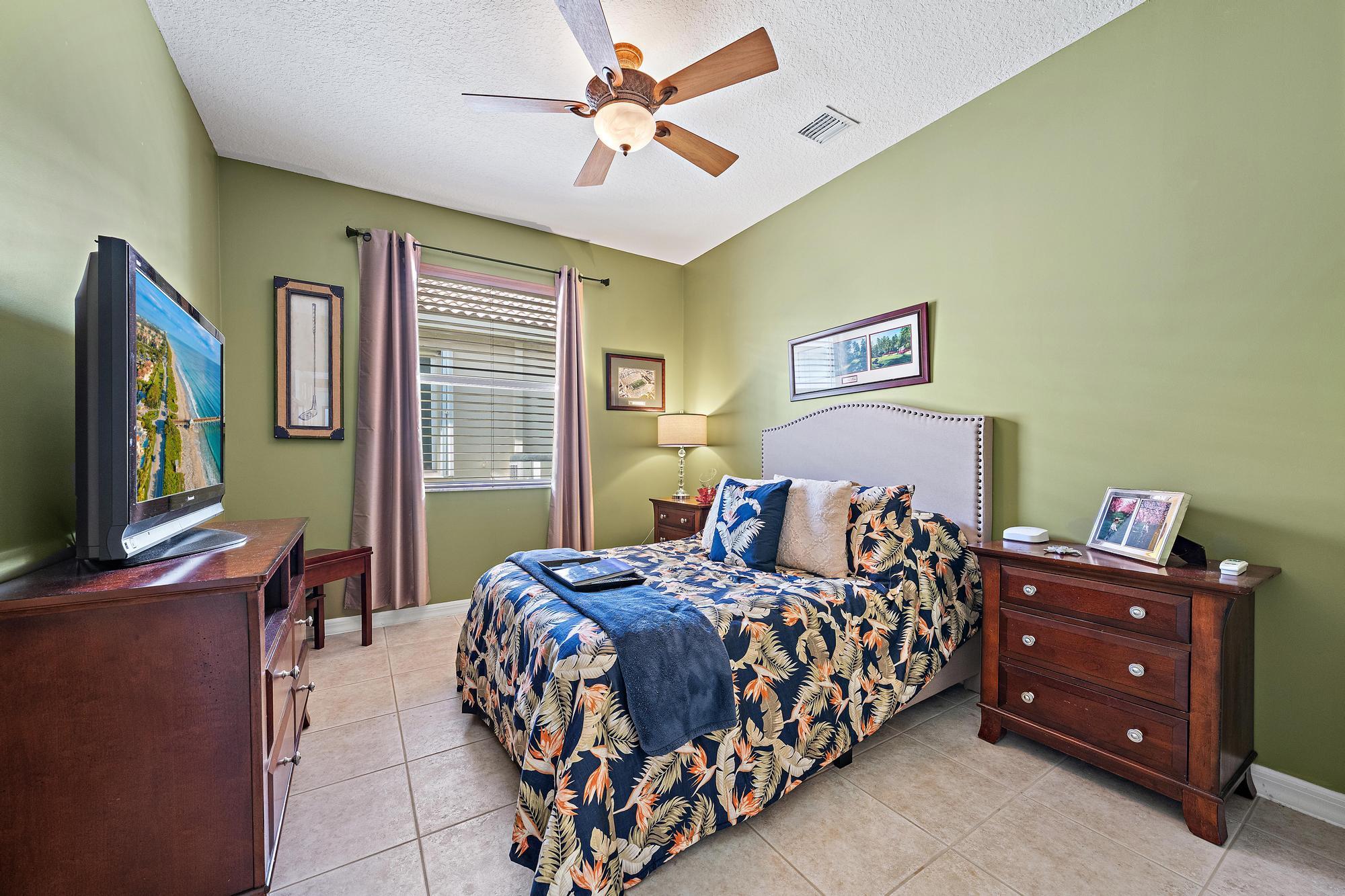 Large and bright guest bedroom