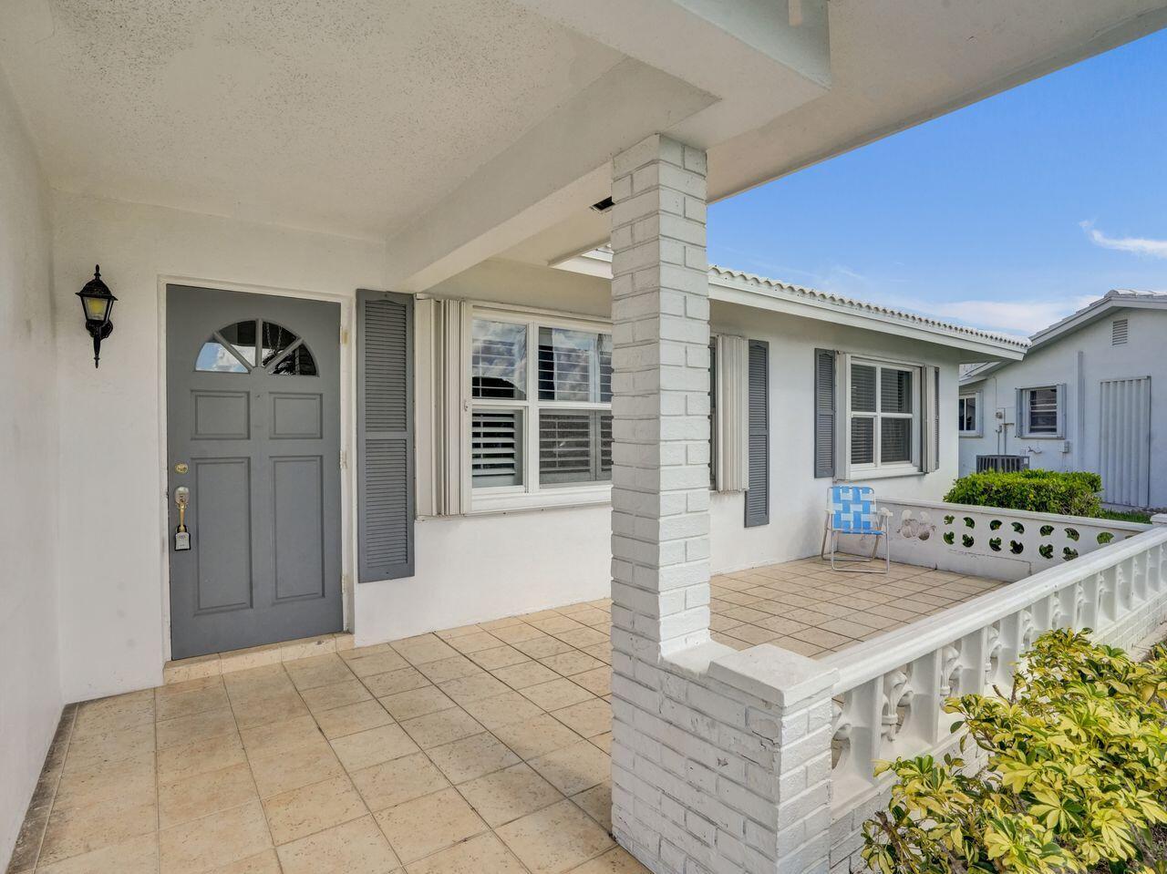 Front Entrance Patio