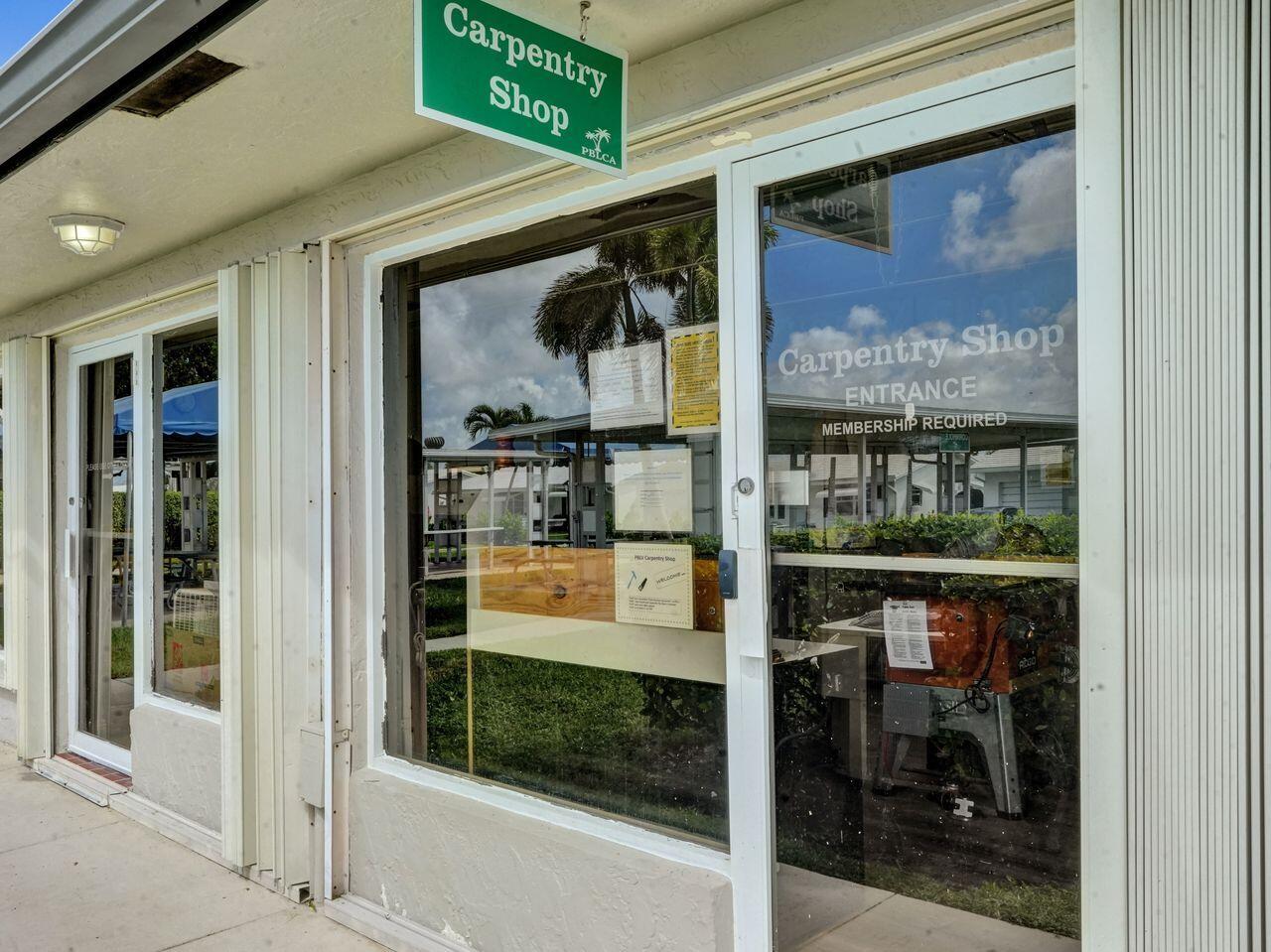 Clubhouse Carpentry Shop