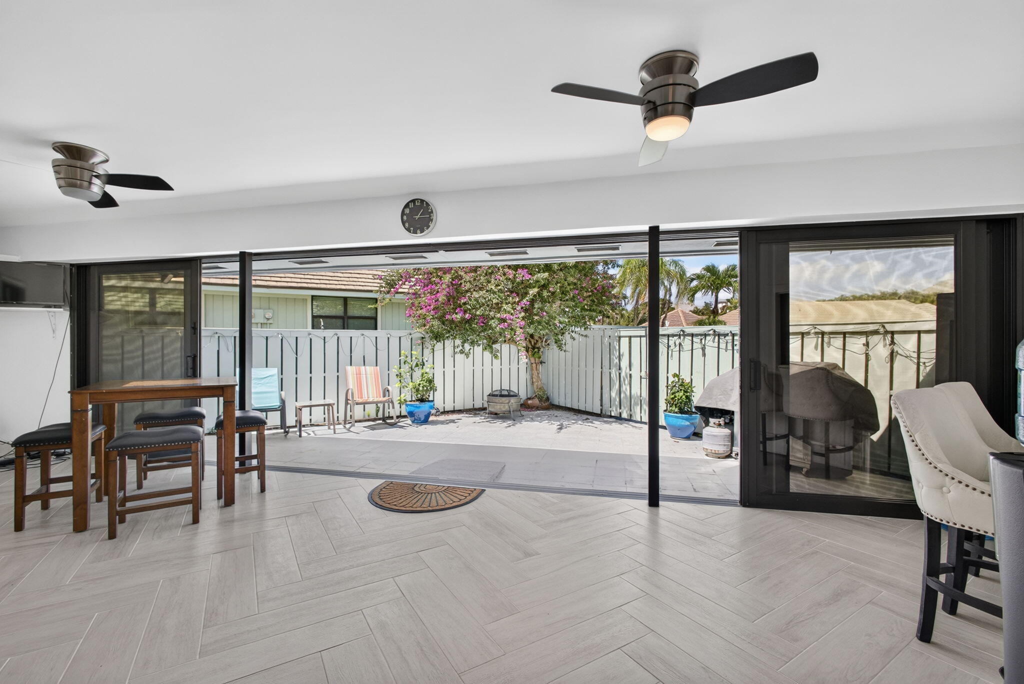 Sunroom to patio
