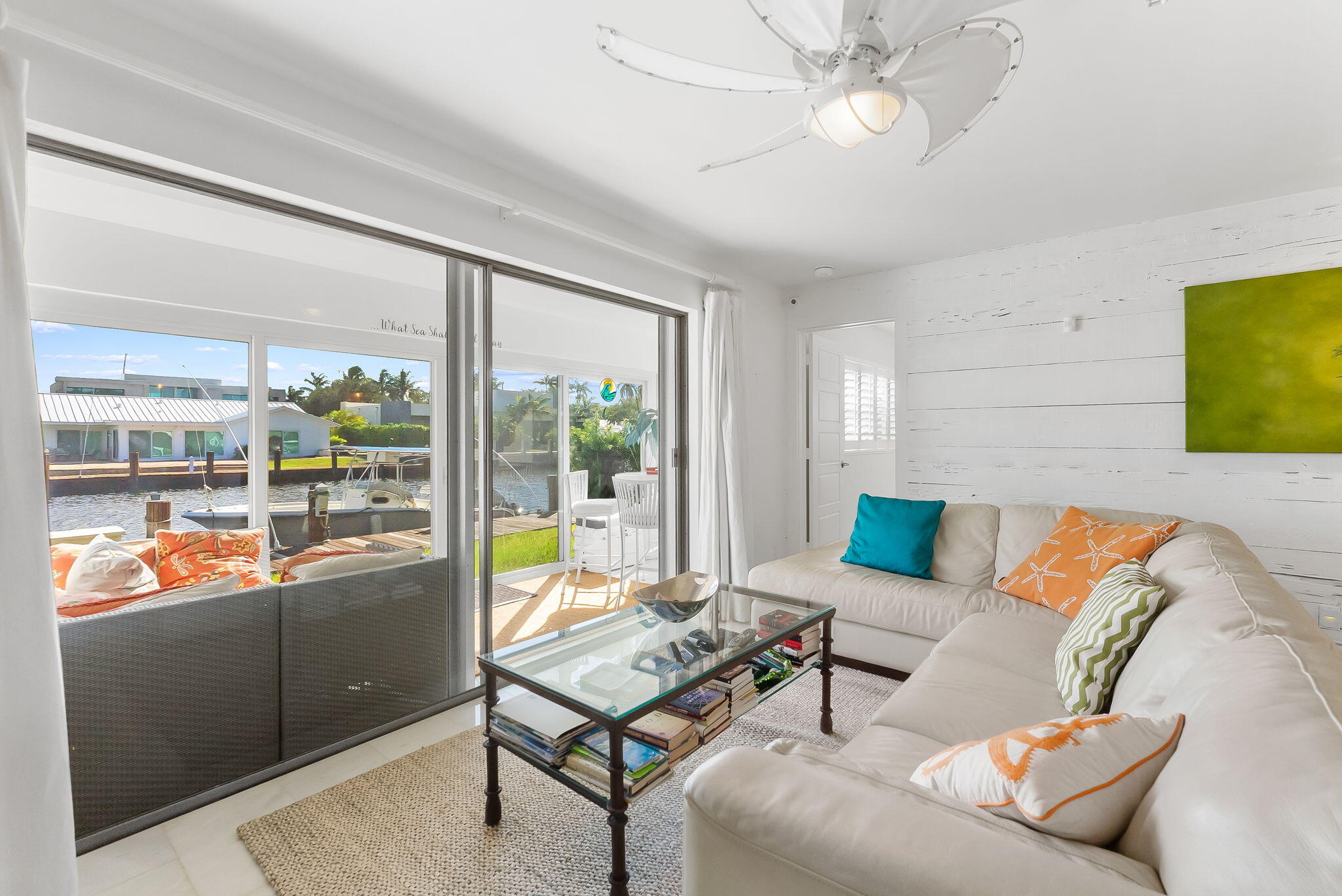 Living Room and Patio views