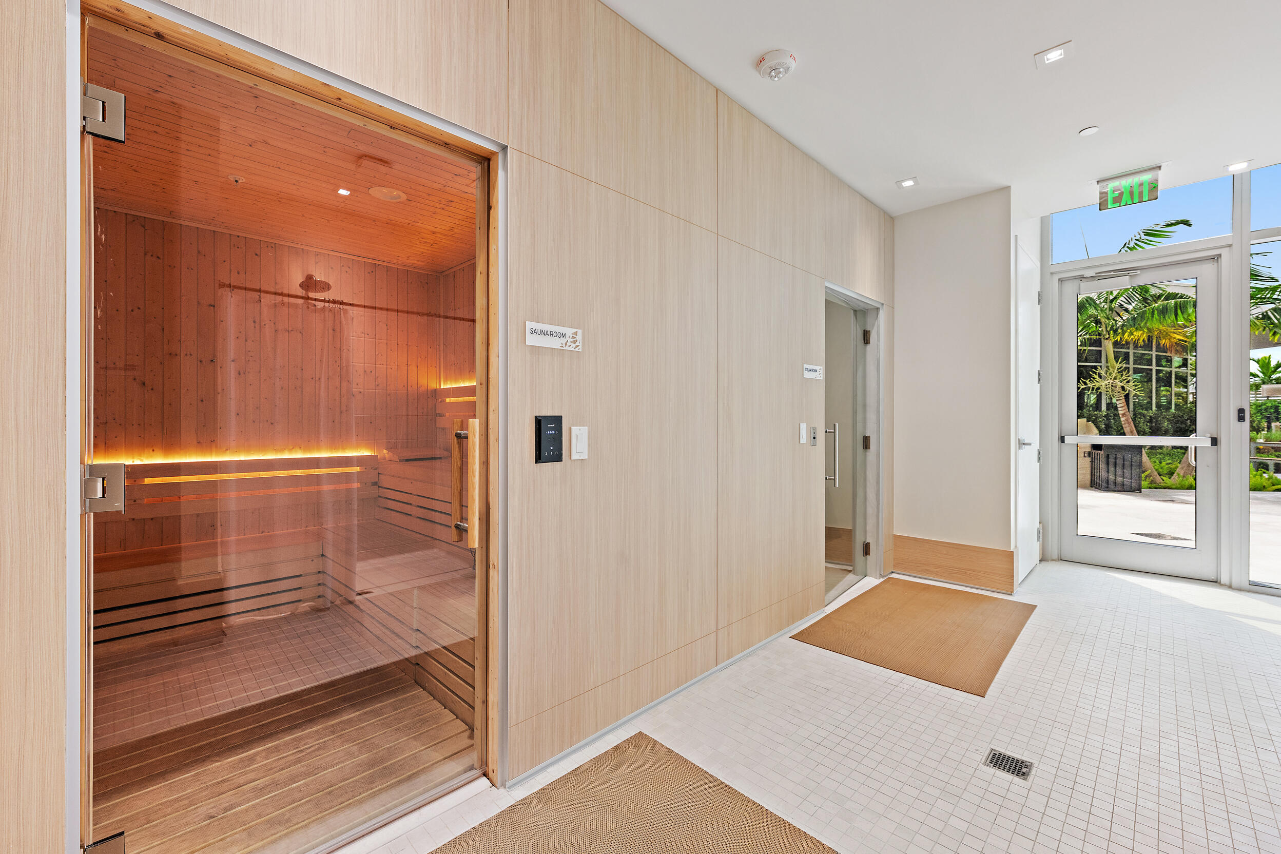 Sauna + Steam Room