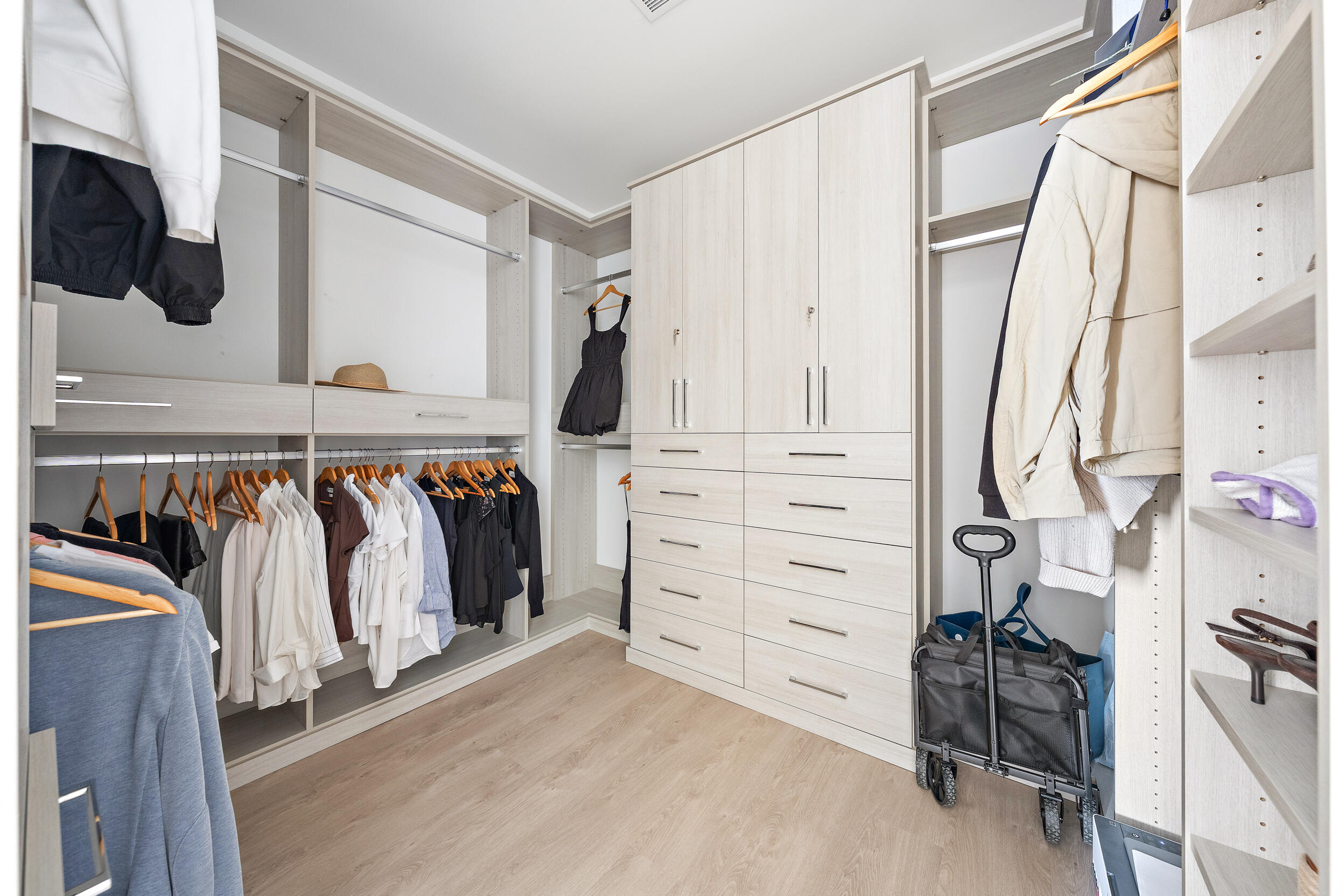 Primary Walk-In Upgraded Closet
