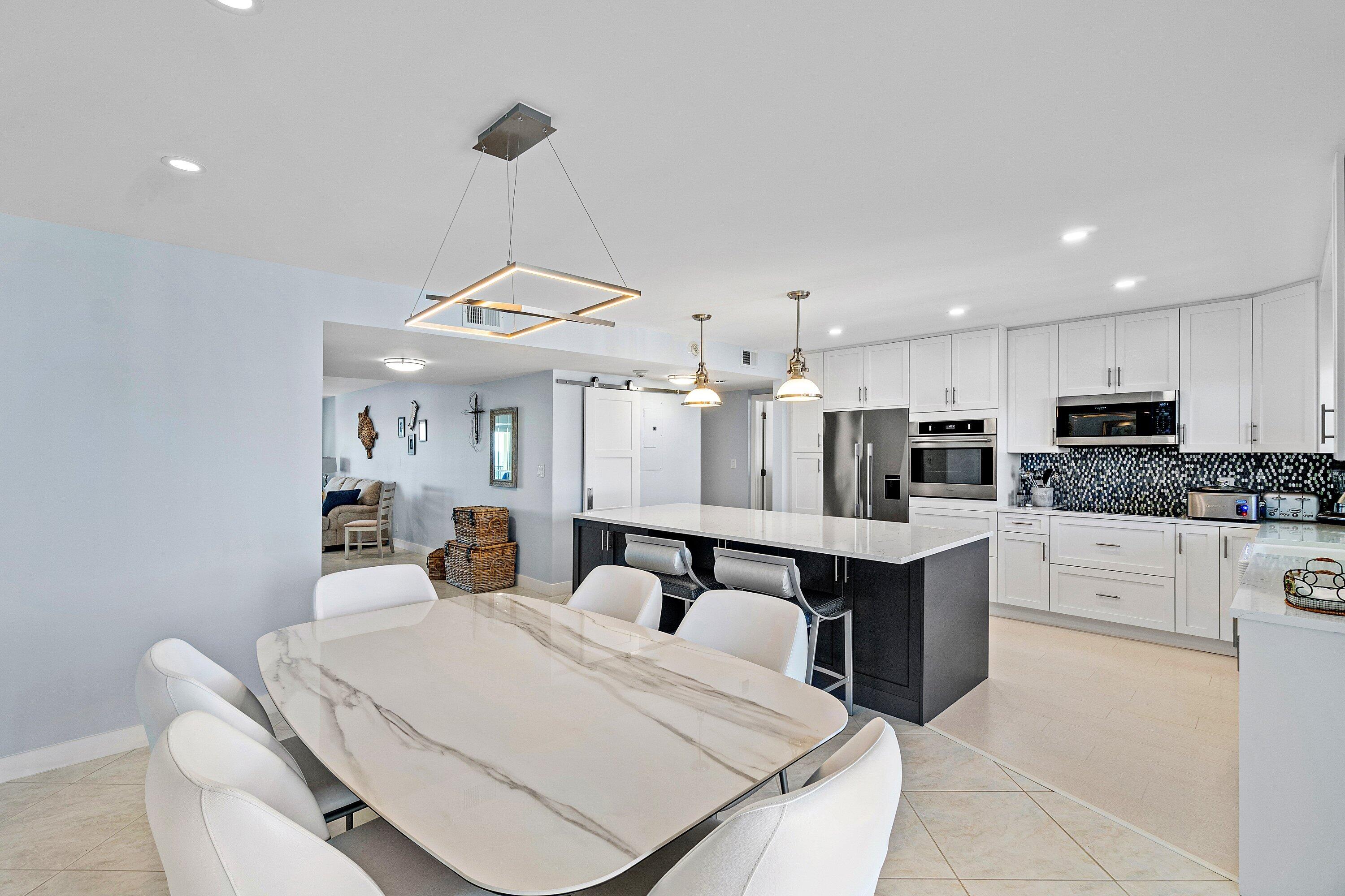 Island and Dining Area