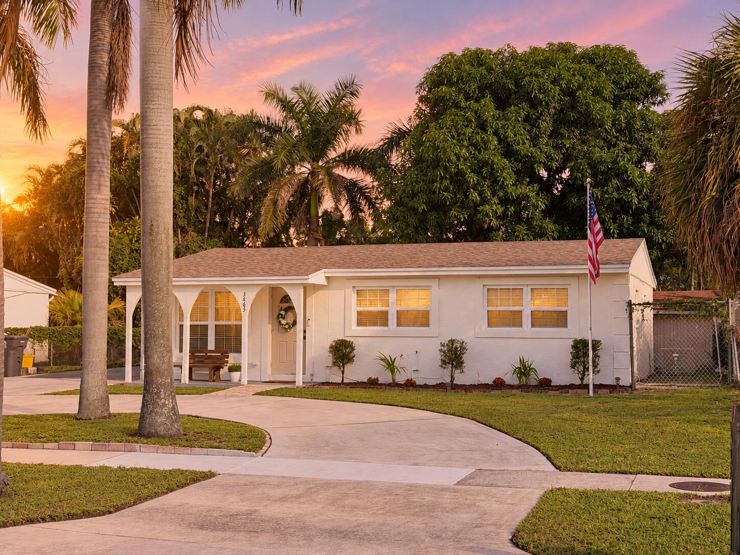 Front of the home