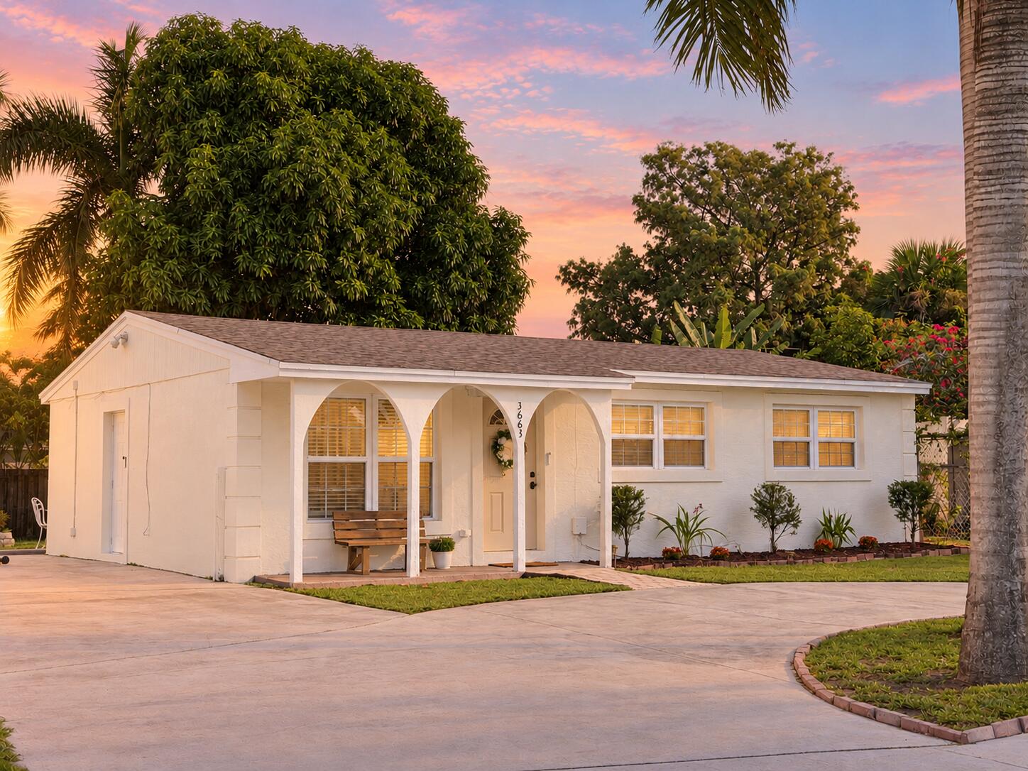Warm Sunset Ranch Home