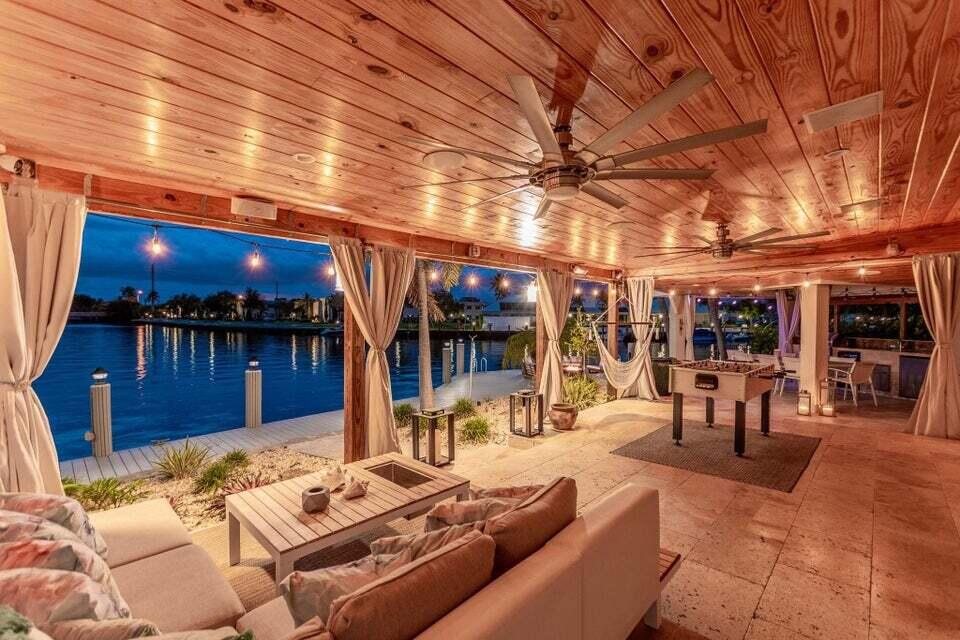 Waterfront Outdoor Entertainment Area