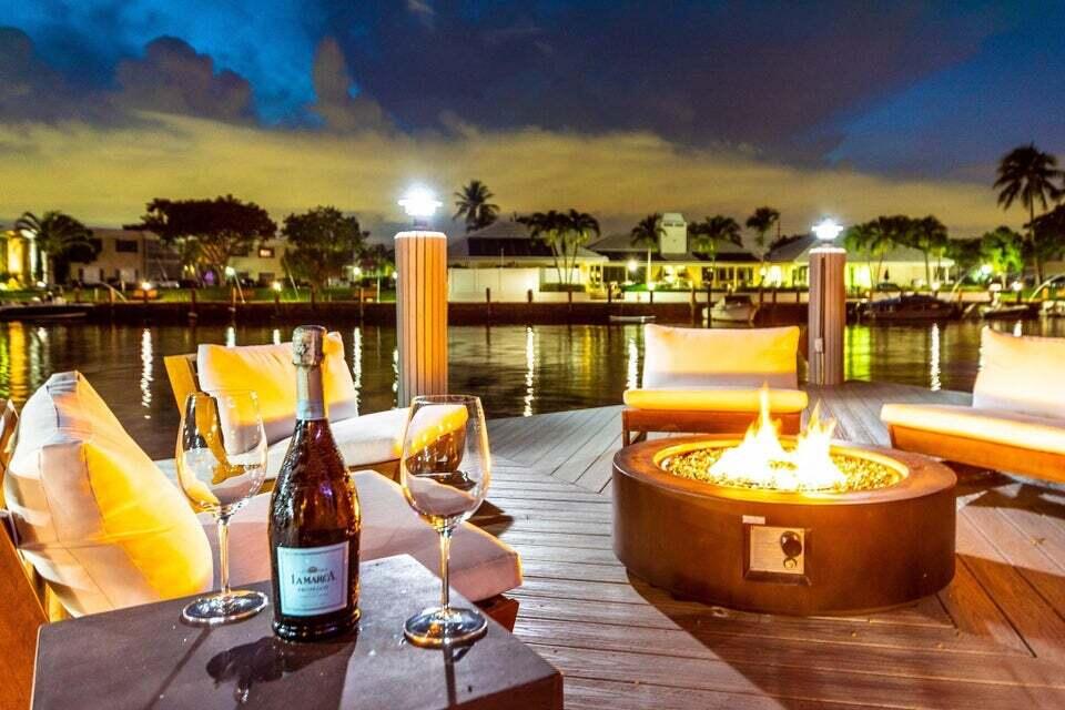 Private Waterfront Dock & Fire Pit
