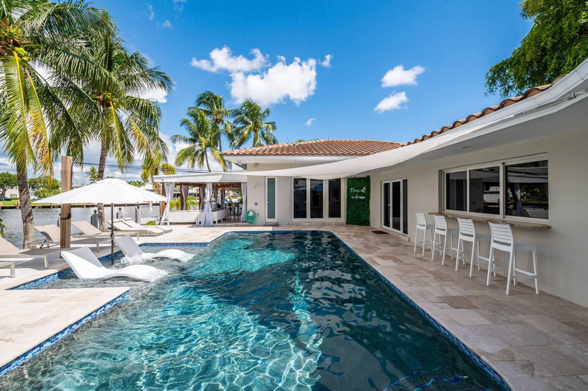 Heated Saltwater Pool & Poolside Bar