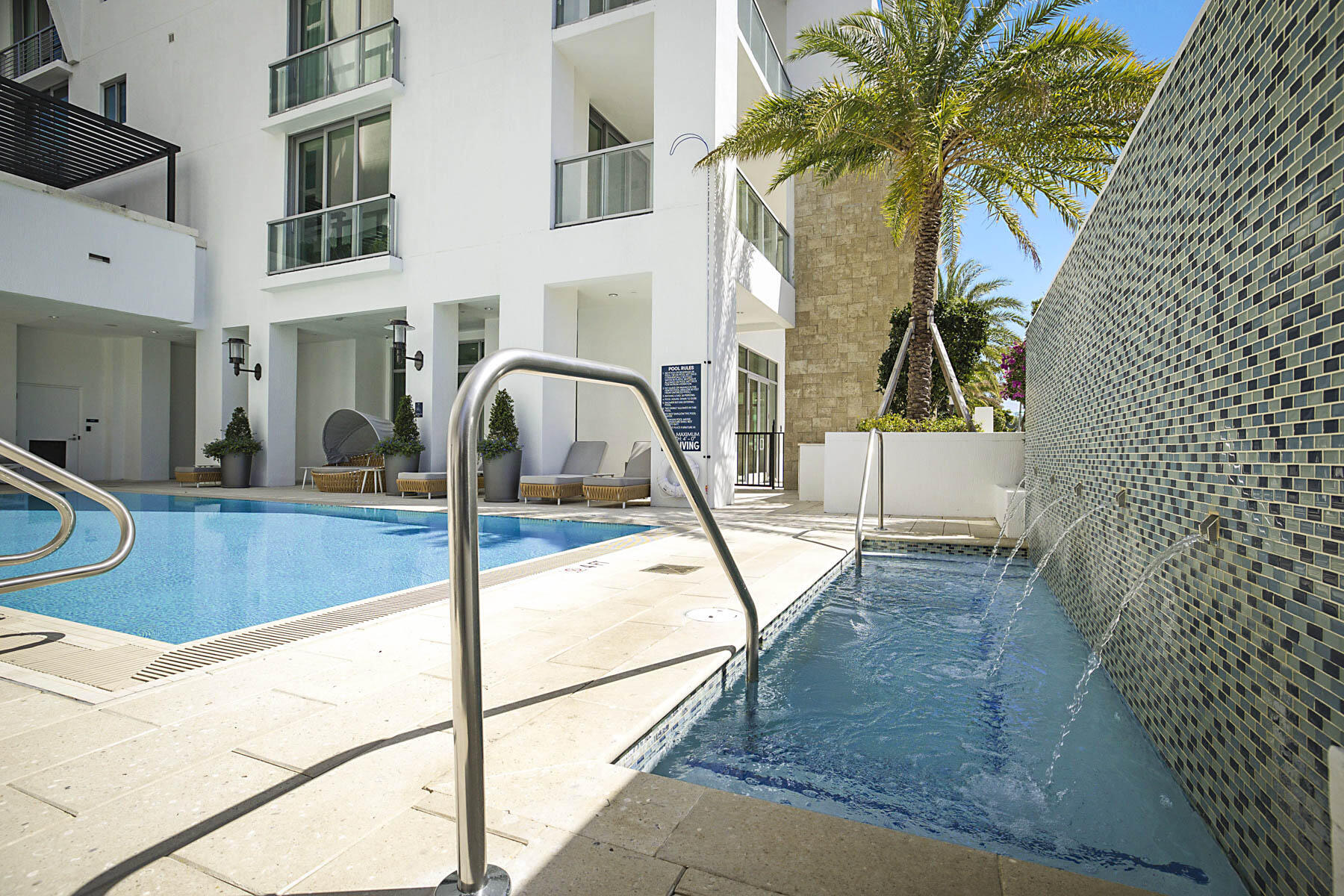 POOL DECK AND SPA