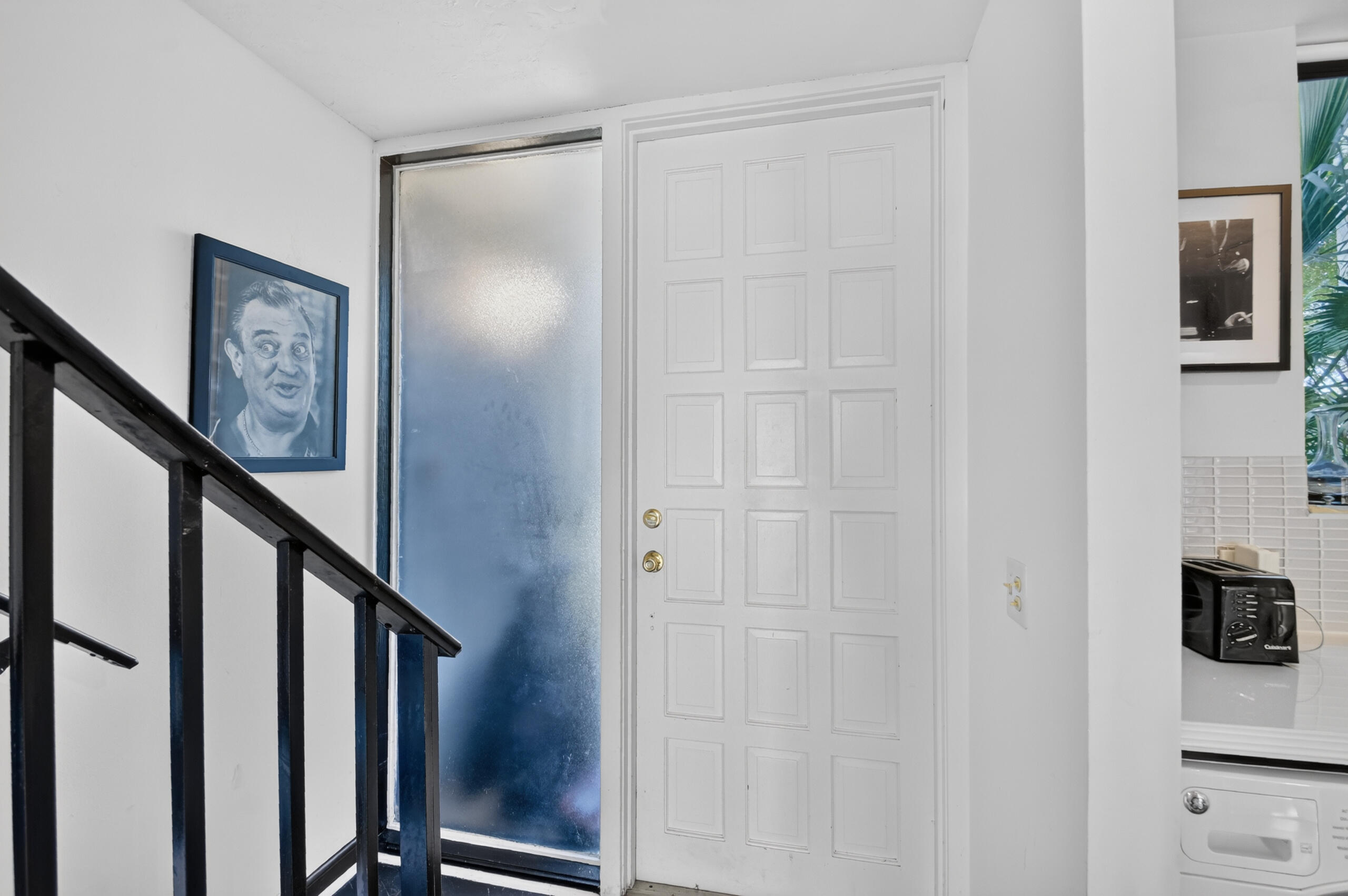 Look back at front entrance
