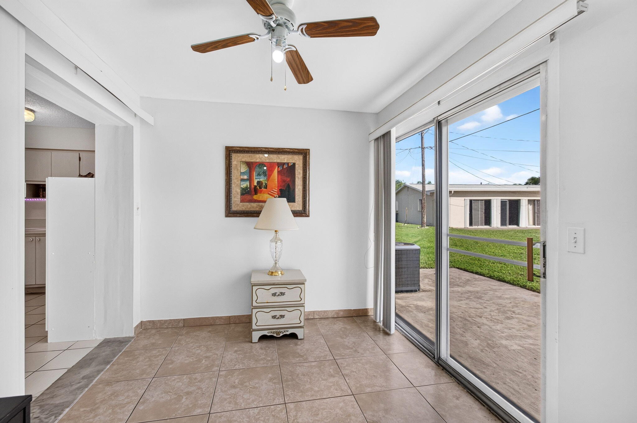 Enclosed patio - enlarged sqft compared to what is shown.