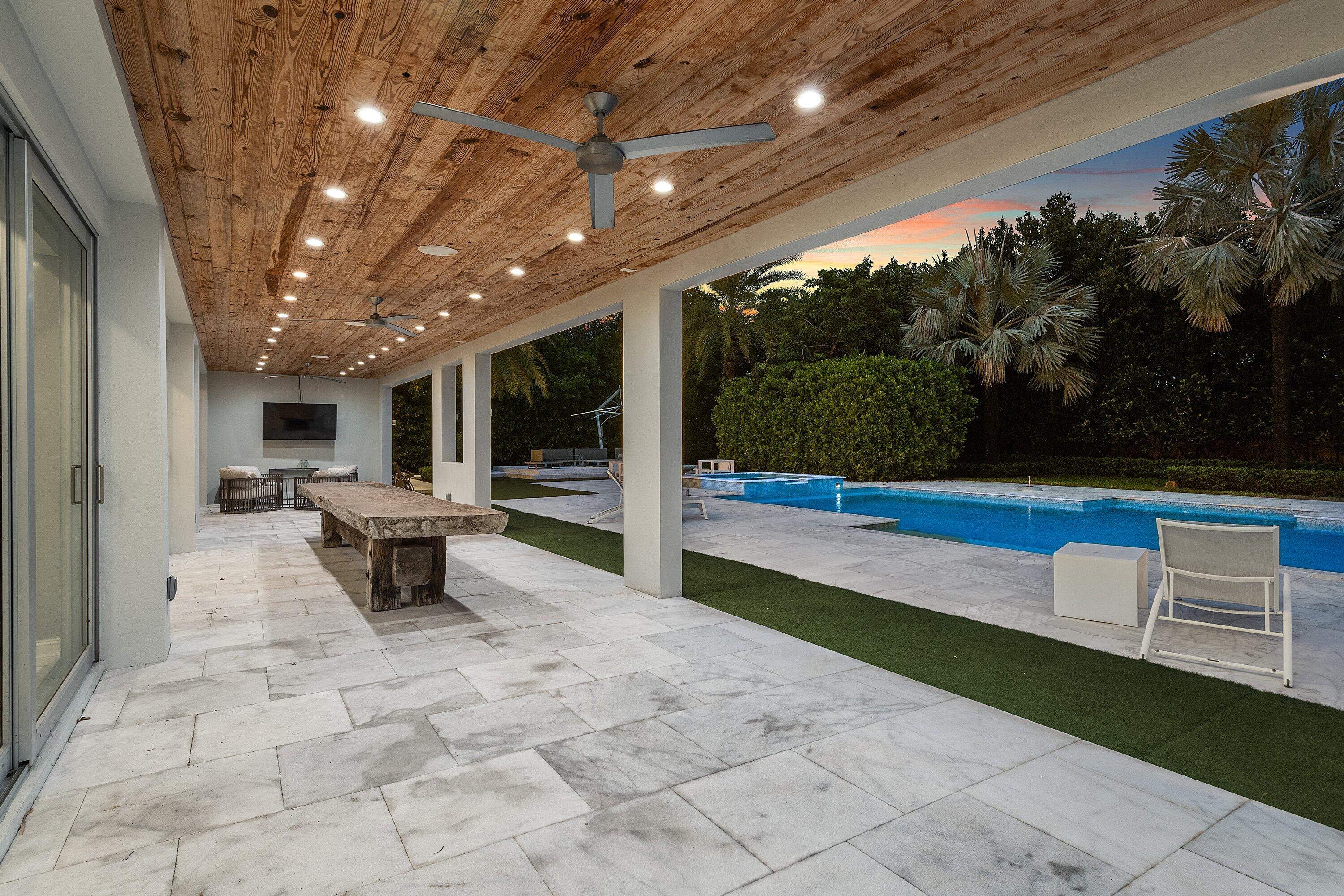 Twilight - Covered Patio